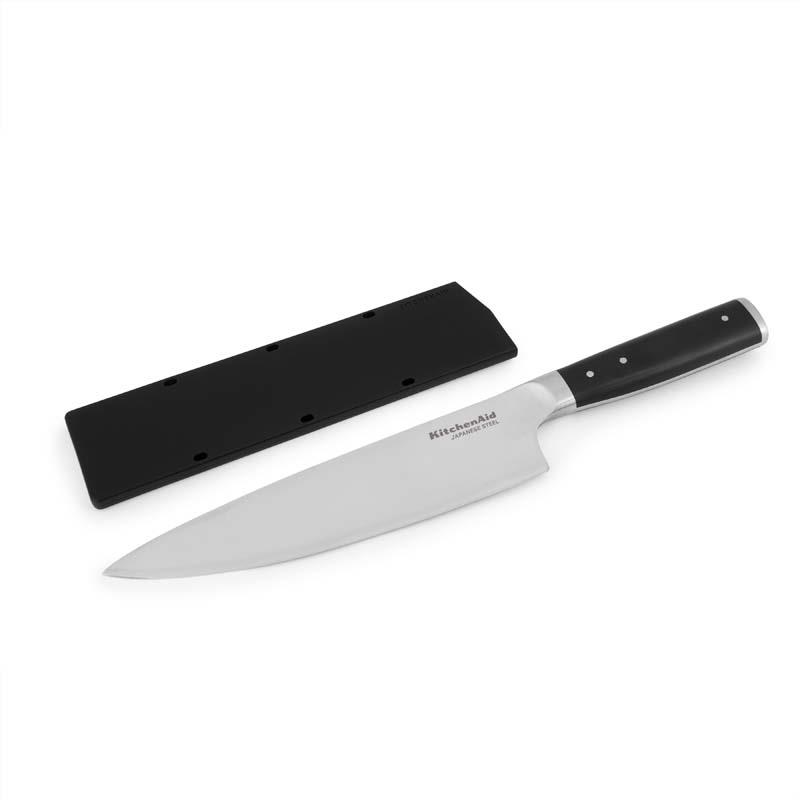 Koksmes 20cm, Hoogwaardig Japans Koolstofstaal - Incl Hoes - KitchenAi