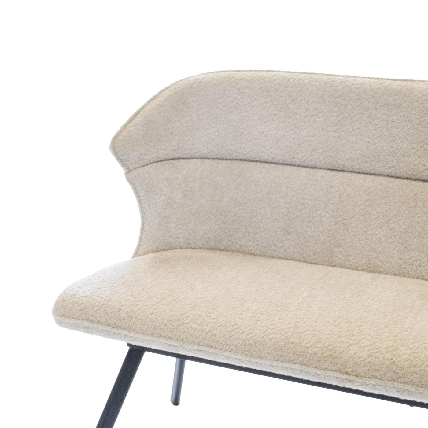 Giga Meubel - Eetkamerbank - Beige Stof - 160x60x88cm - Avery