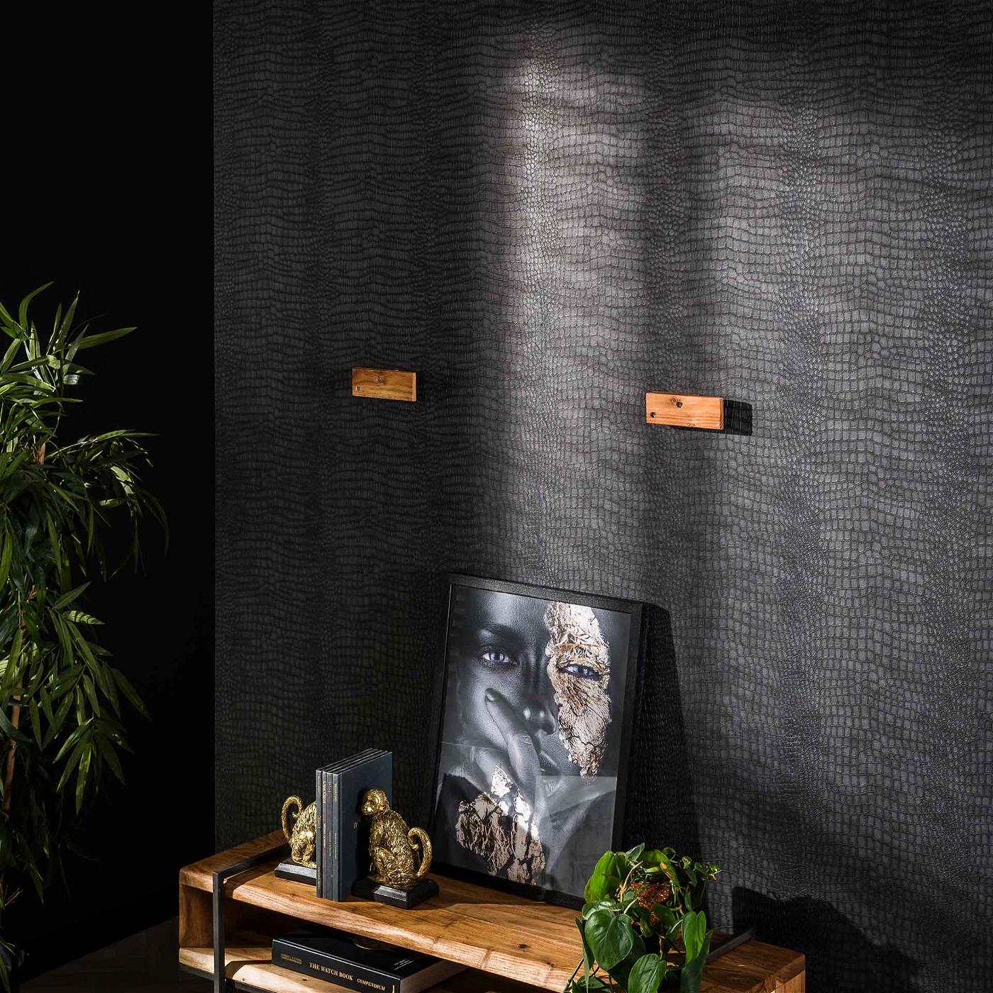 Giga Meubel - Wandplank Acaciahout 150cm - 150x25x8cm - Plank Tree