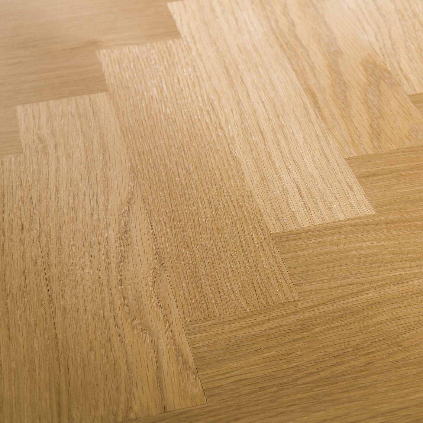 Giga Meubel - Eettafel Naturel 200cm - Visgraat - Fineer