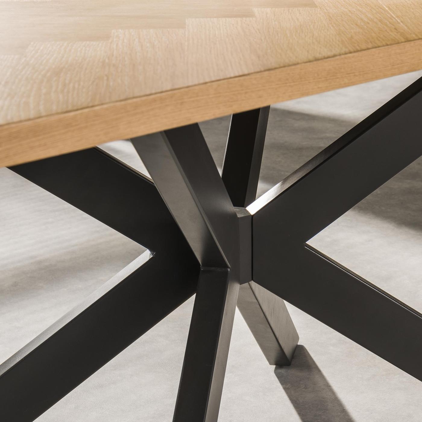 Giga Meubel - Eettafel Naturel 200cm - Visgraat - Fineer