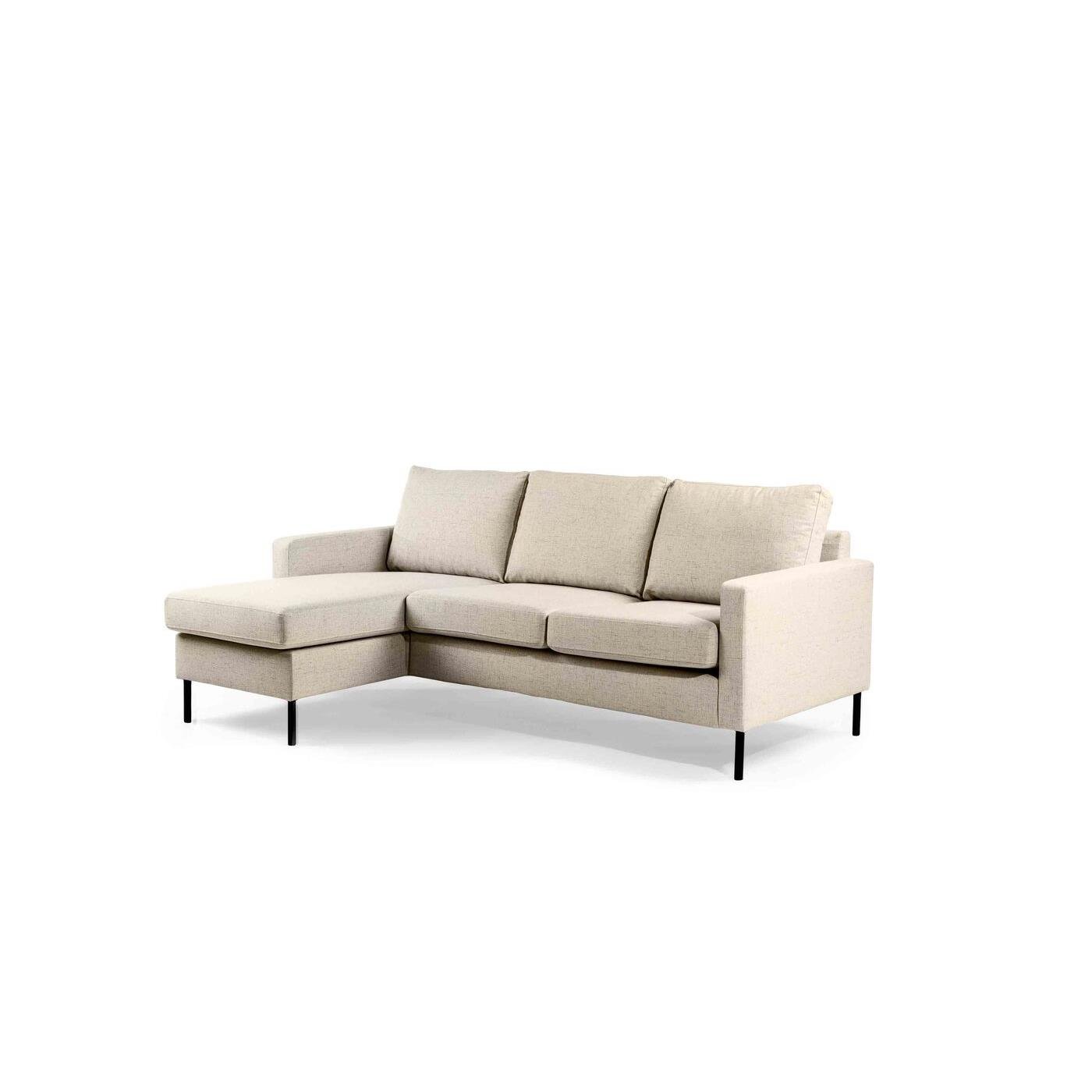 Giga Meubel - 3-Zitsbank Beige - 200x133x80cm - Stof - Bank Dillon