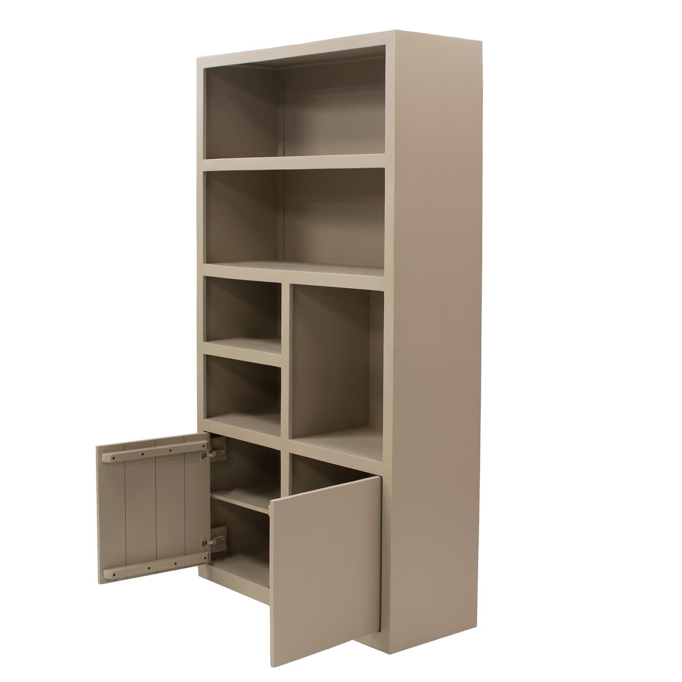 Giga Meubel - Wandkast Hardhout Beige - 120x45x220cm - Xander