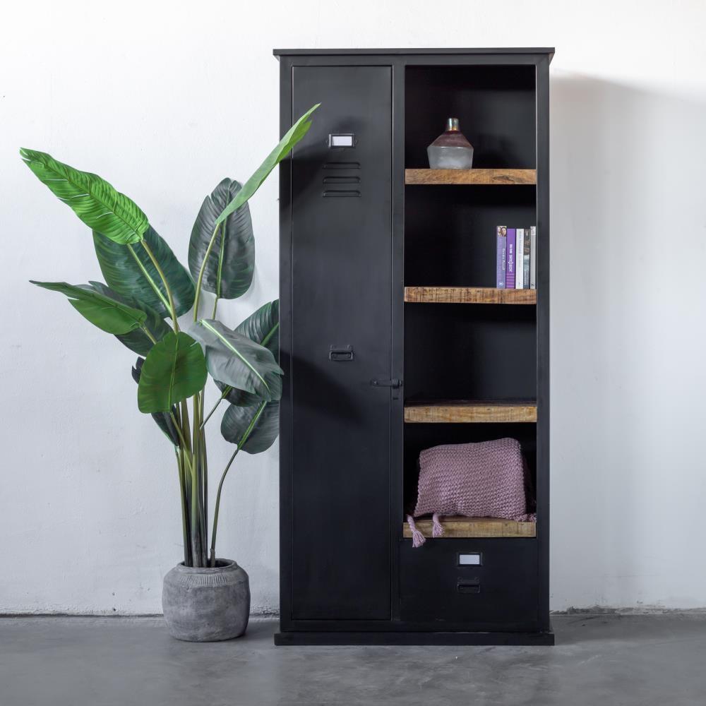 Giga Meubel - Lifestyle Lockerkast Klein Zwart