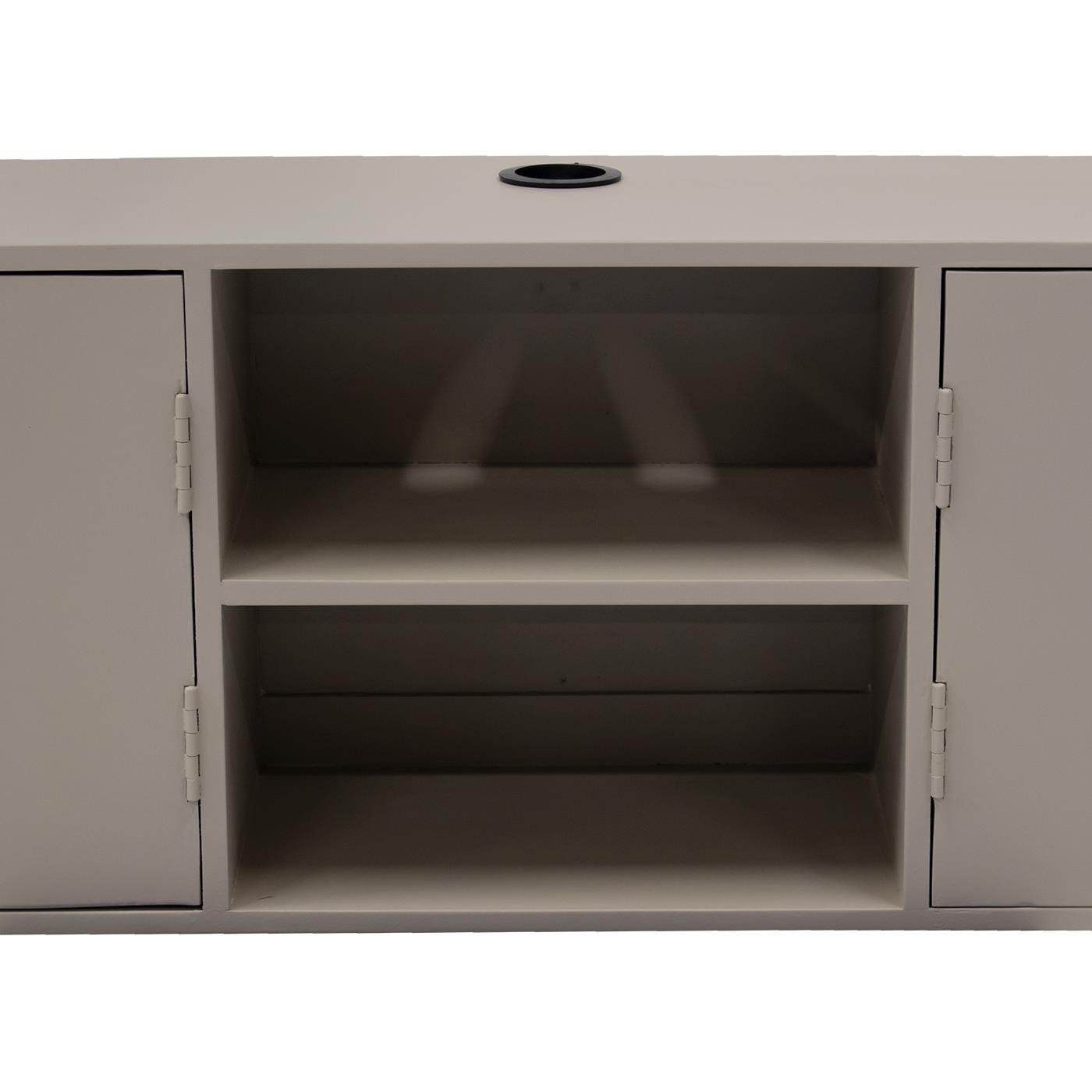 Giga Meubel - Zwevend Tv-Meubel Taupe 200cm - 4 Deurs - Mangohout