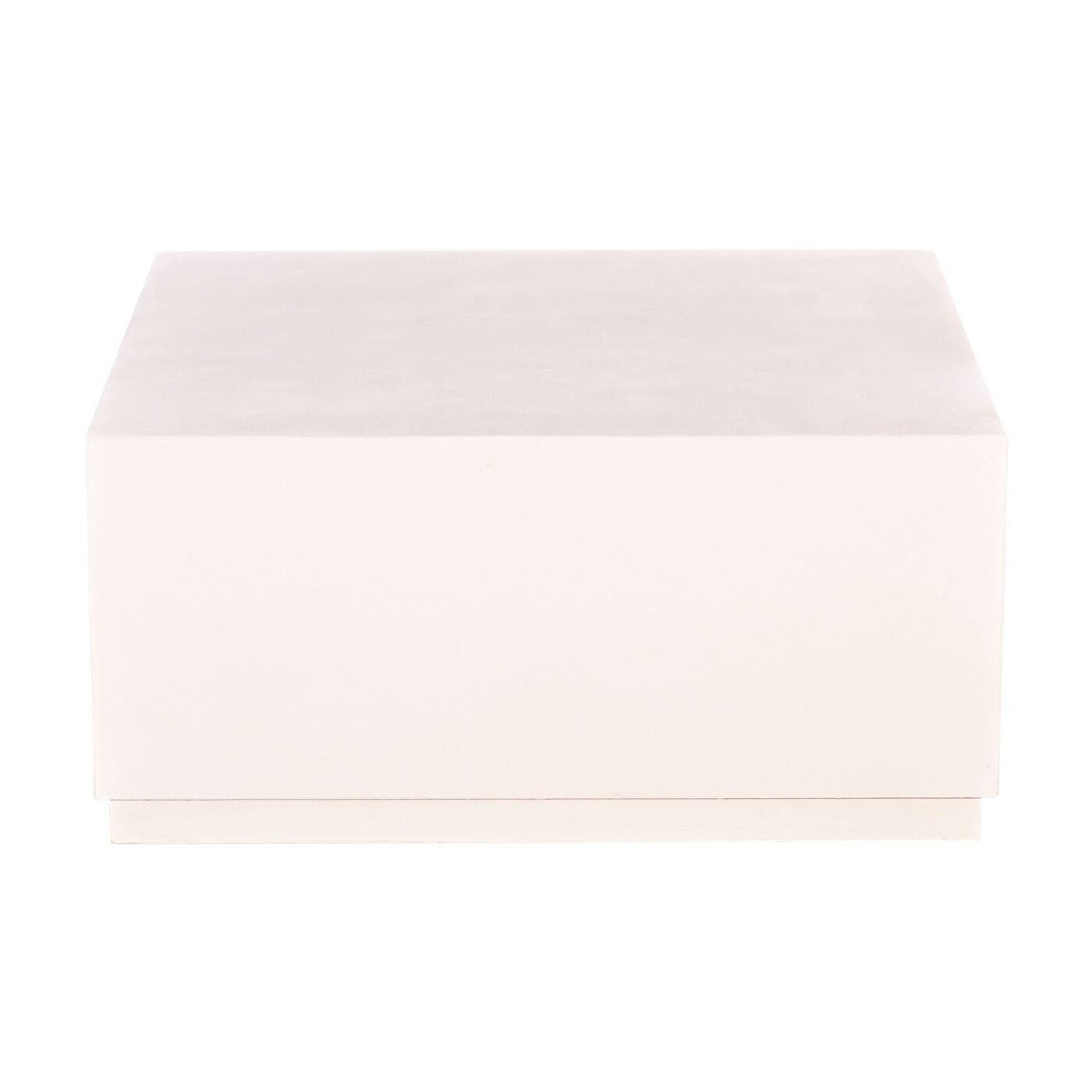 Giga Meubel - Salontafel Vierkant - Wit - 90 cm - Salontafel Evi
