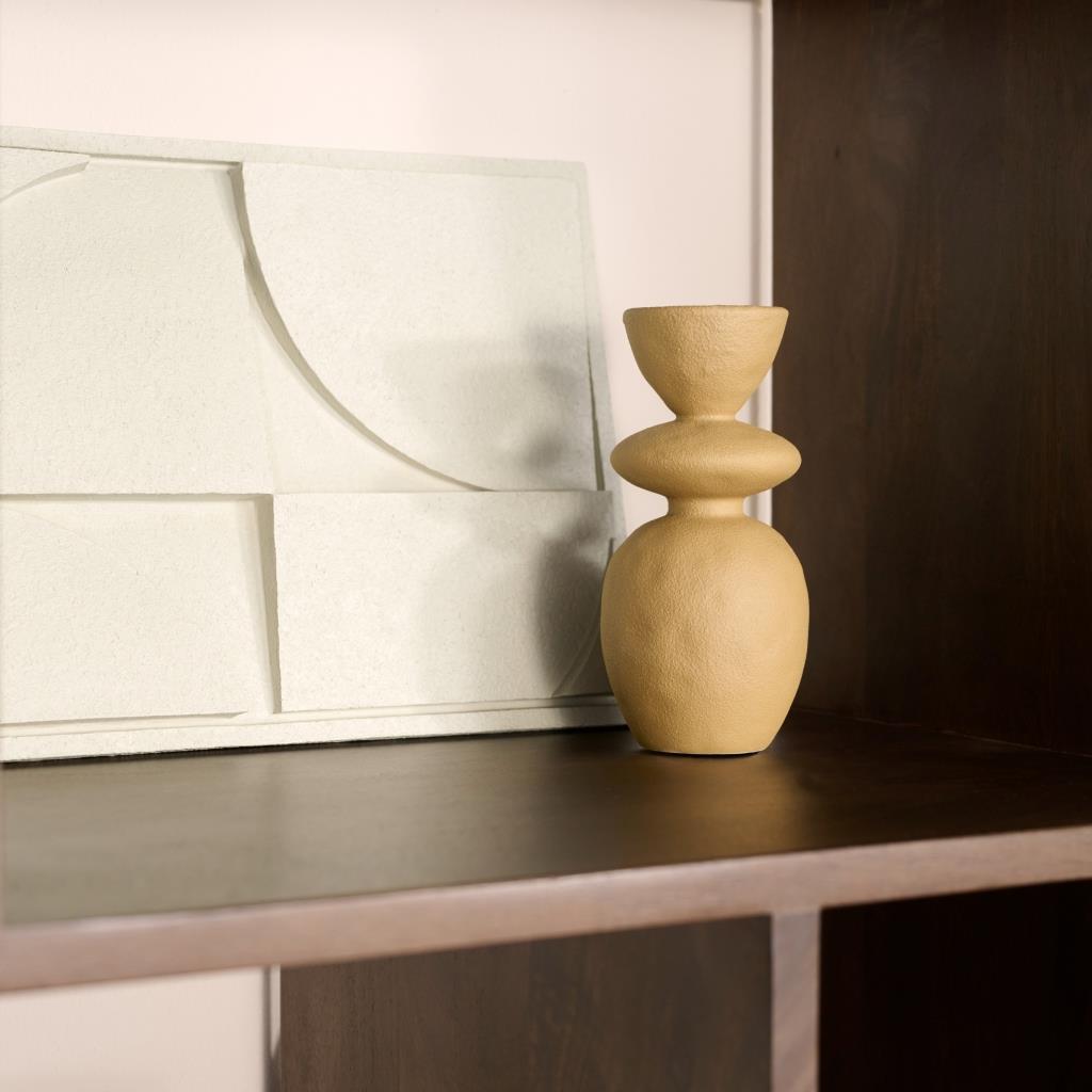 HD Collection Wanddeco D Abstract - Beige|Creme - Polystone