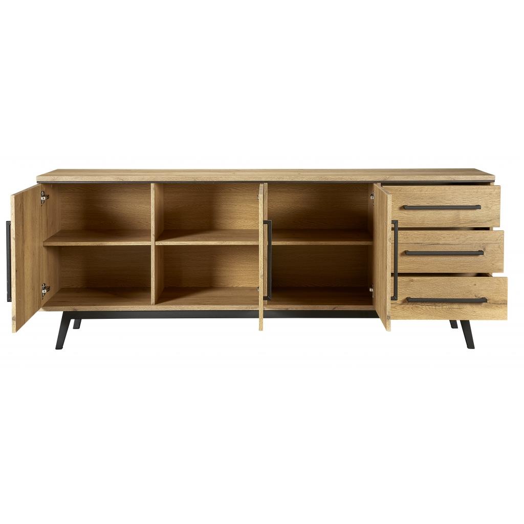 Dressoir Batenburg - Hout - Naturel - MDF