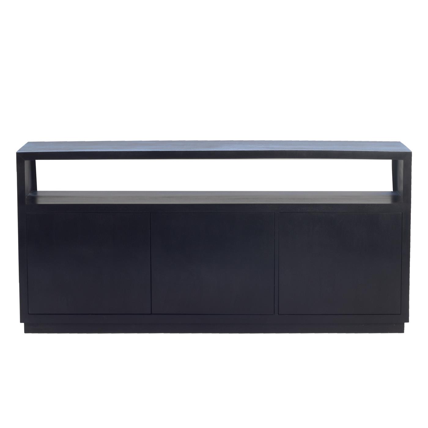 Giga Meubel - Dressoir Zwart Mangohout - Hotel Chique - 180x85x40cm