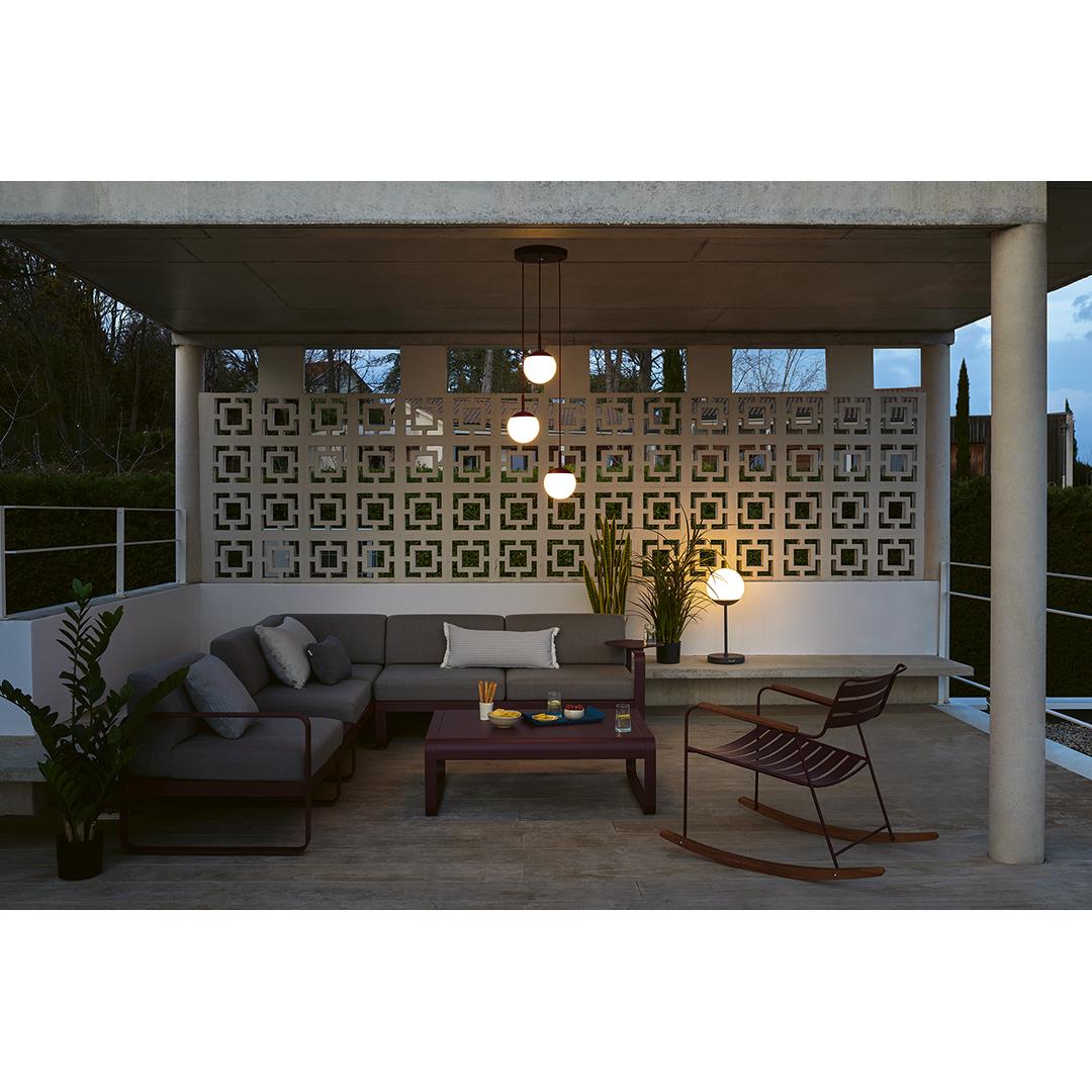 Fermob Mooon triple hanglamp - indoor|outdoor - carbone