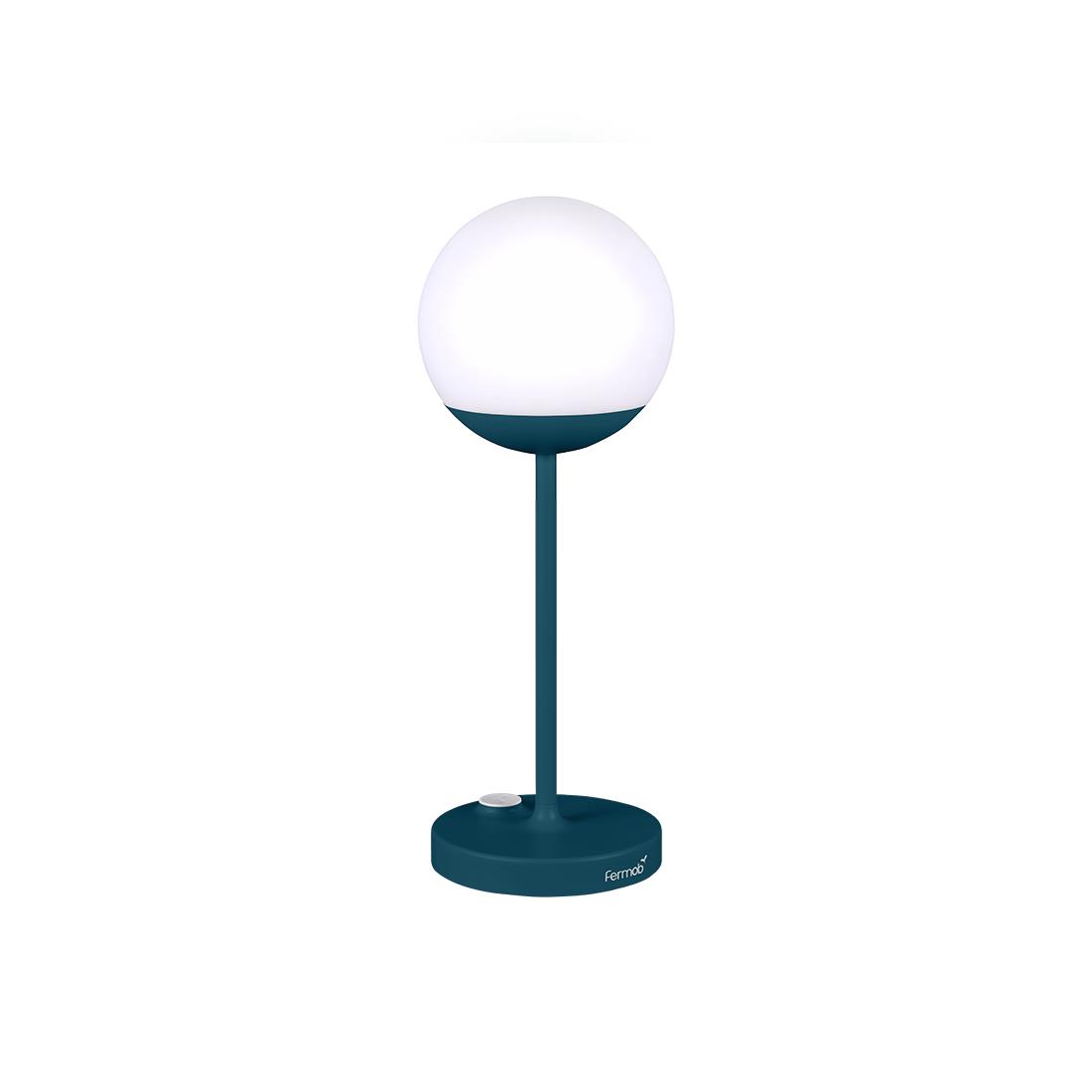 Fermob Mooon tafellamp - h 41 cm - bleu acapulco