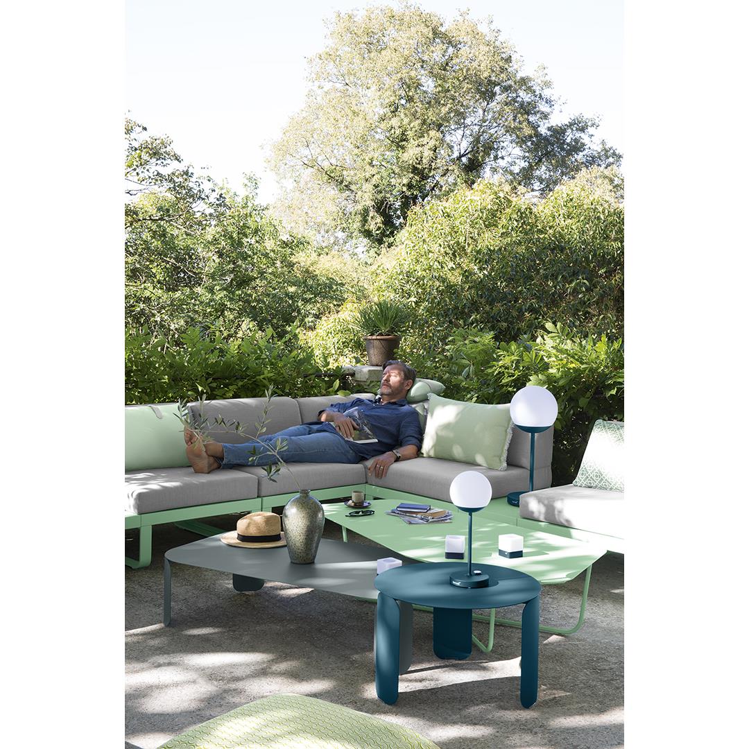 Fermob Mooon tafellamp - h 41 cm - bleu acapulco
