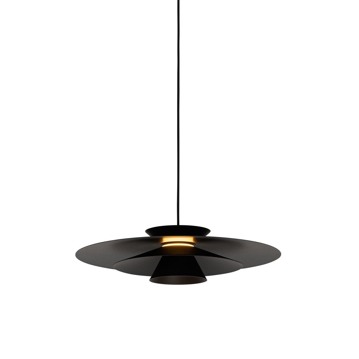QAZQA Design hanglamp zwart incl. LED 3-staps dimbaar - Pauline