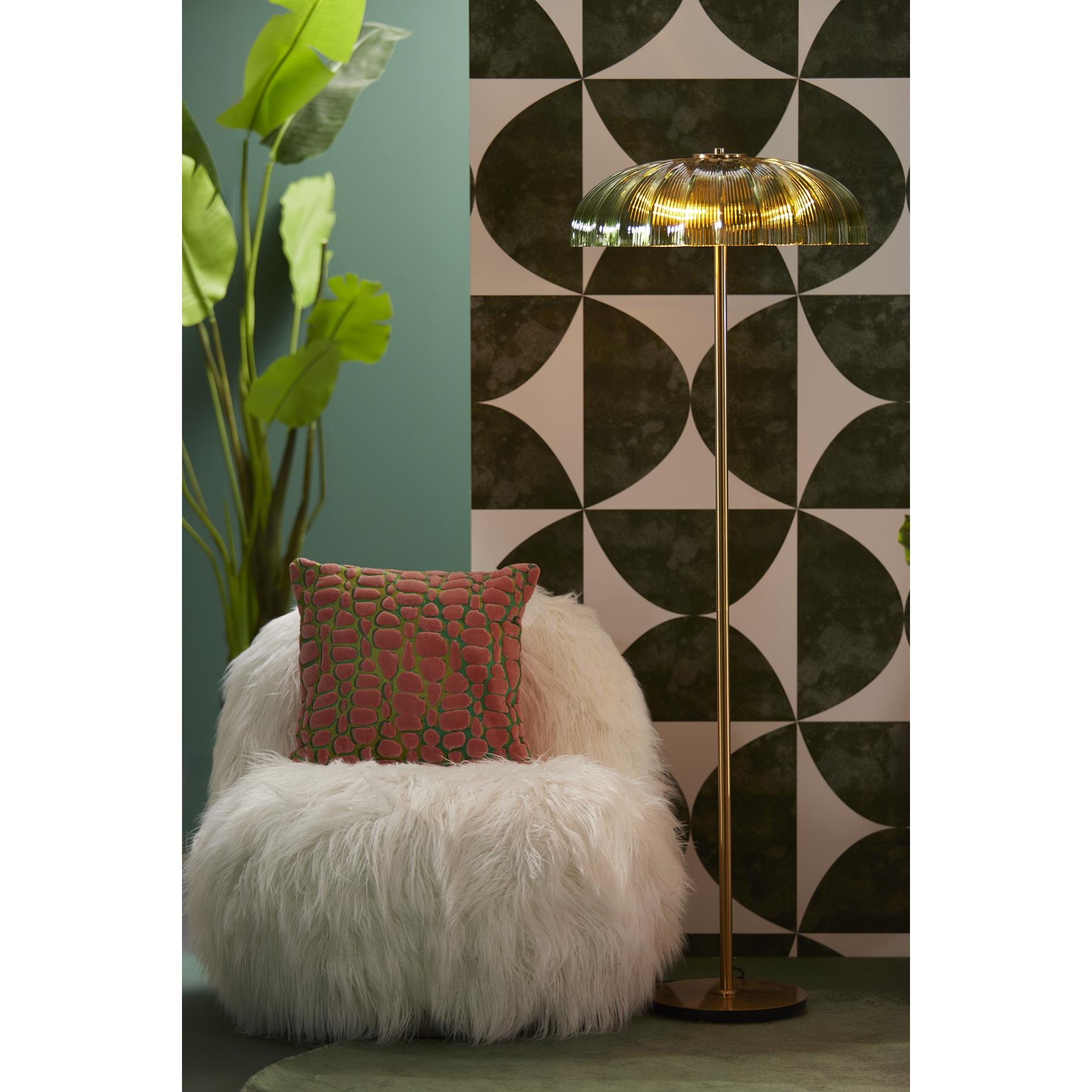 Light & Living - Vloerlamp FUNGO - Ø50x155cm - Groen