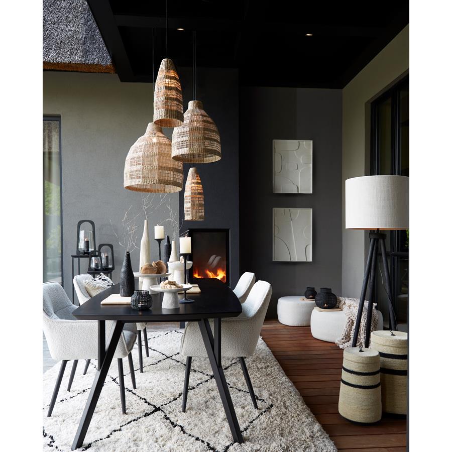 Light & Living - Vloerlamp ILIAS - Ø52x122cm - Zwart