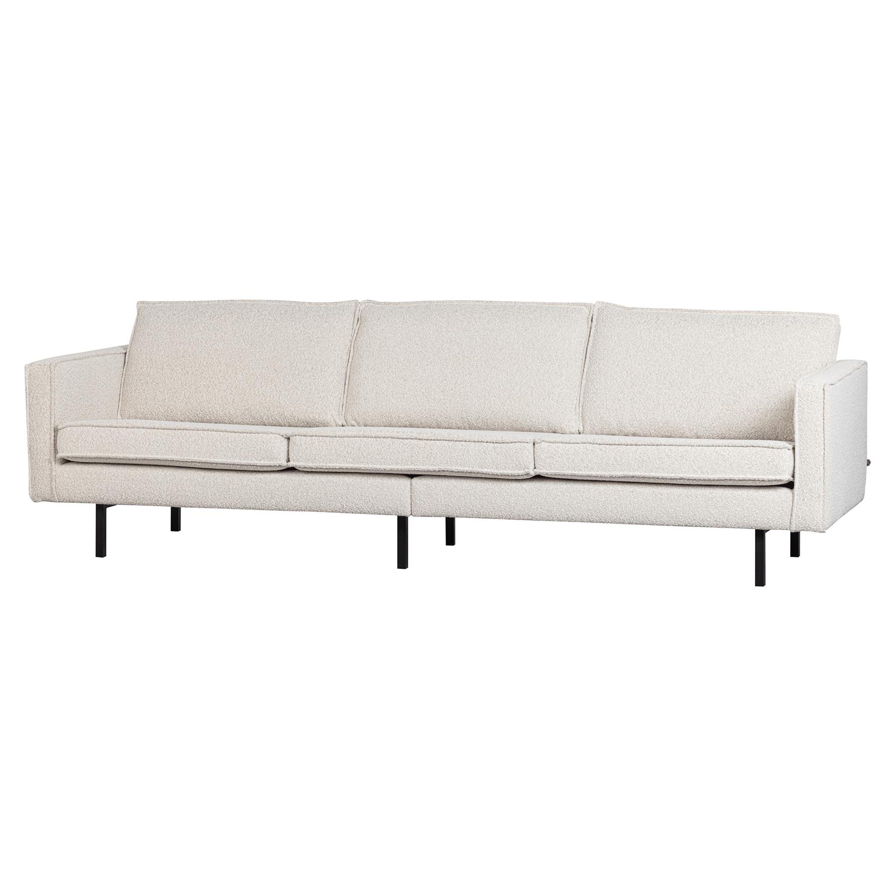 BePureHome Rodeo 3-Zits Bank - Velvet - Naturel - 85x277x86