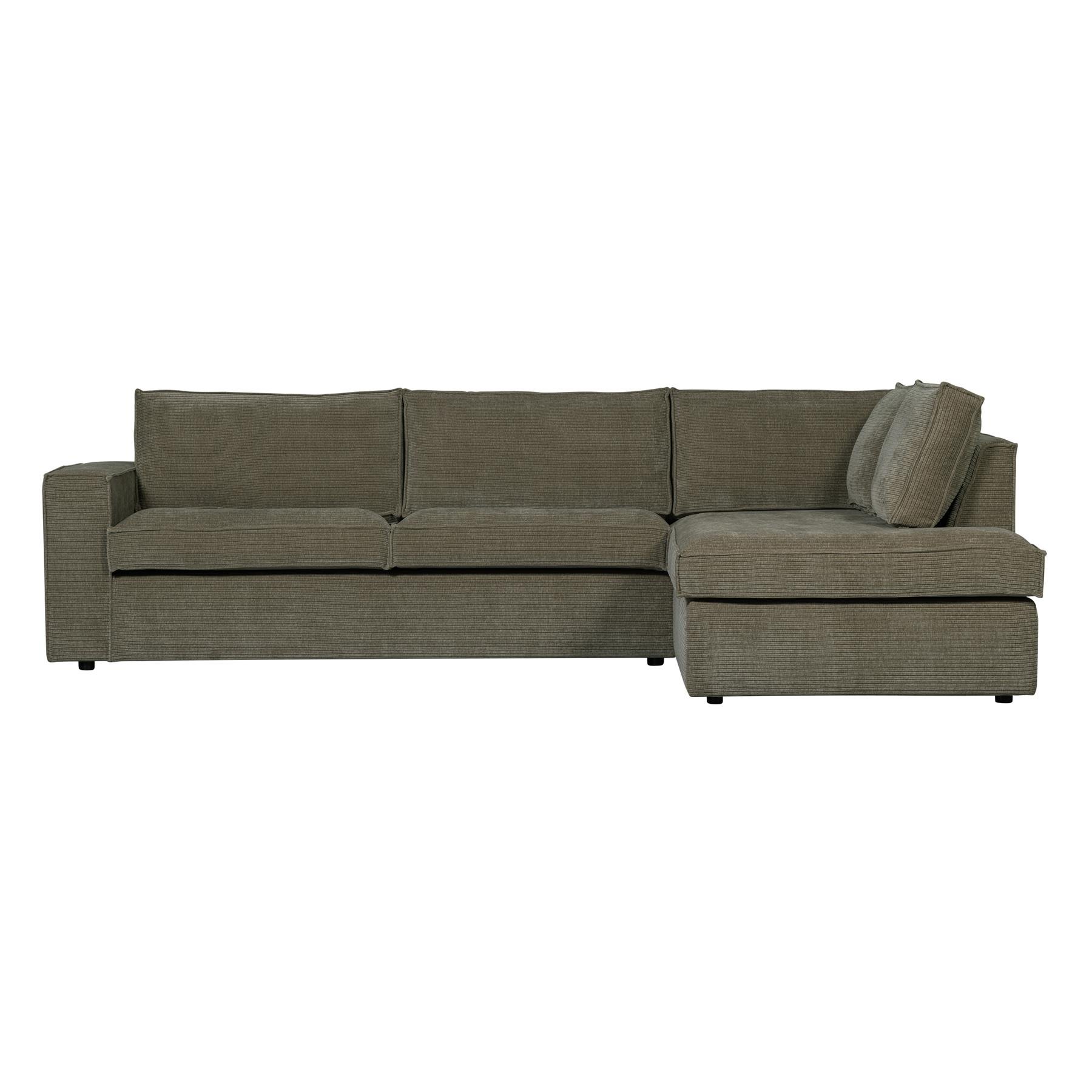 WOOOD Hajo Hoekbank Rechts - Rib - Forest - 84x283x197