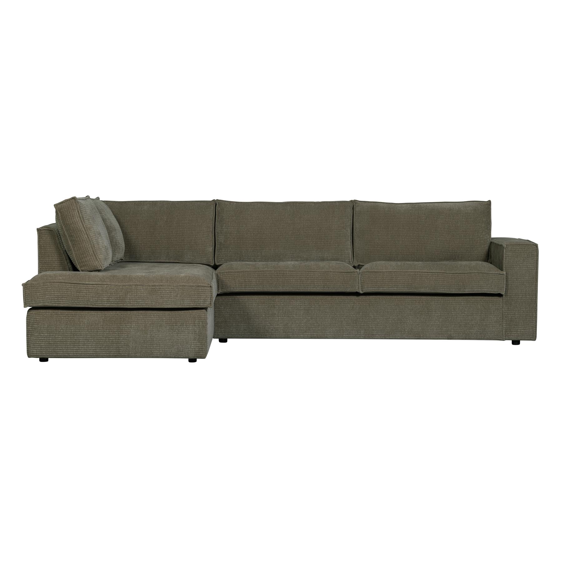 WOOOD Hajo Hoekbank Links - Rib - Forest - 84x283x197