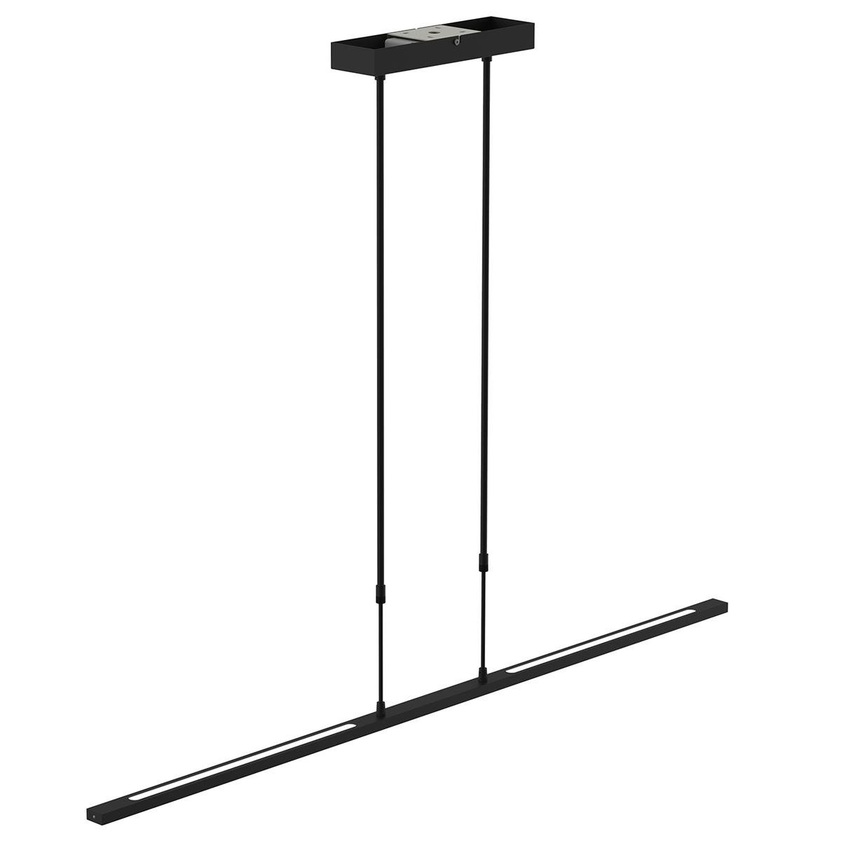 Steinhauer - hanglamp - Zelena LED - zwart - kunststof metaal - design lamp - LED - 1482ZW