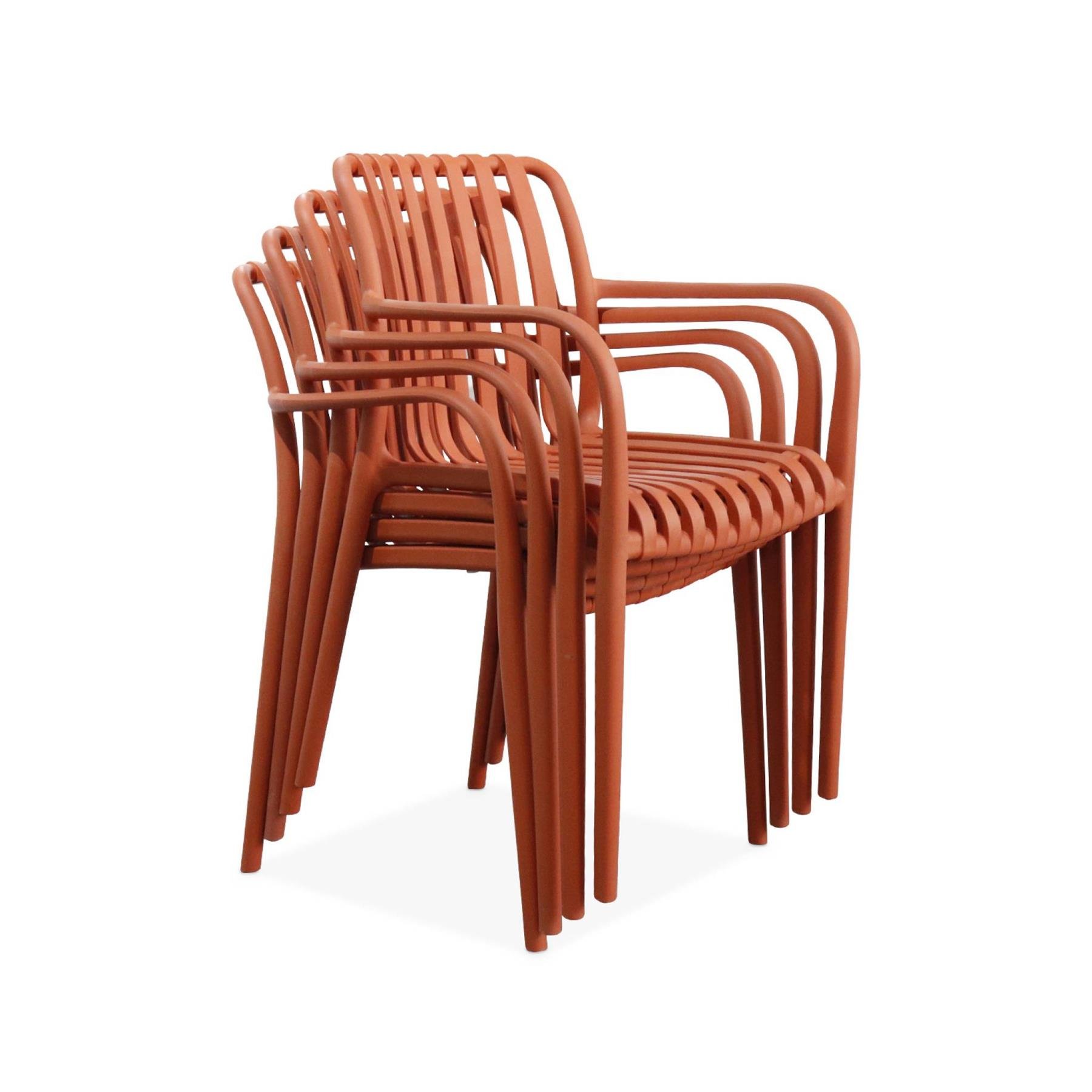 sweeek - Kunststof tuinstoel (set van 4)