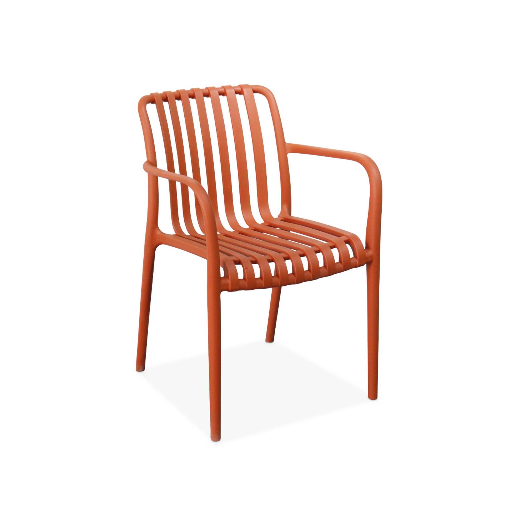 sweeek - Kunststof tuinstoel (set van 4)