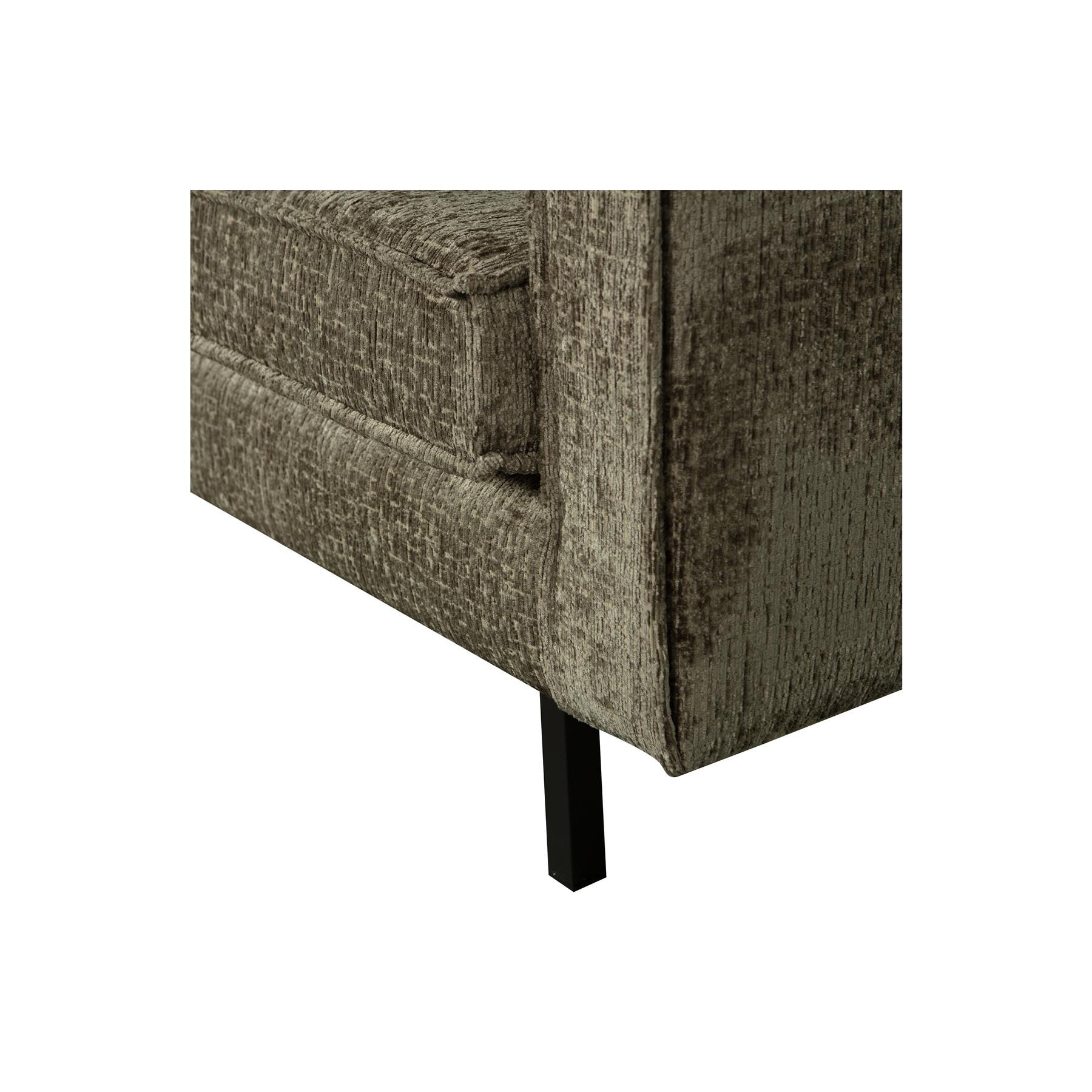BePureHome Bank 3-Zits Rodeo - Structure Velvet - Frost - 85x277x86