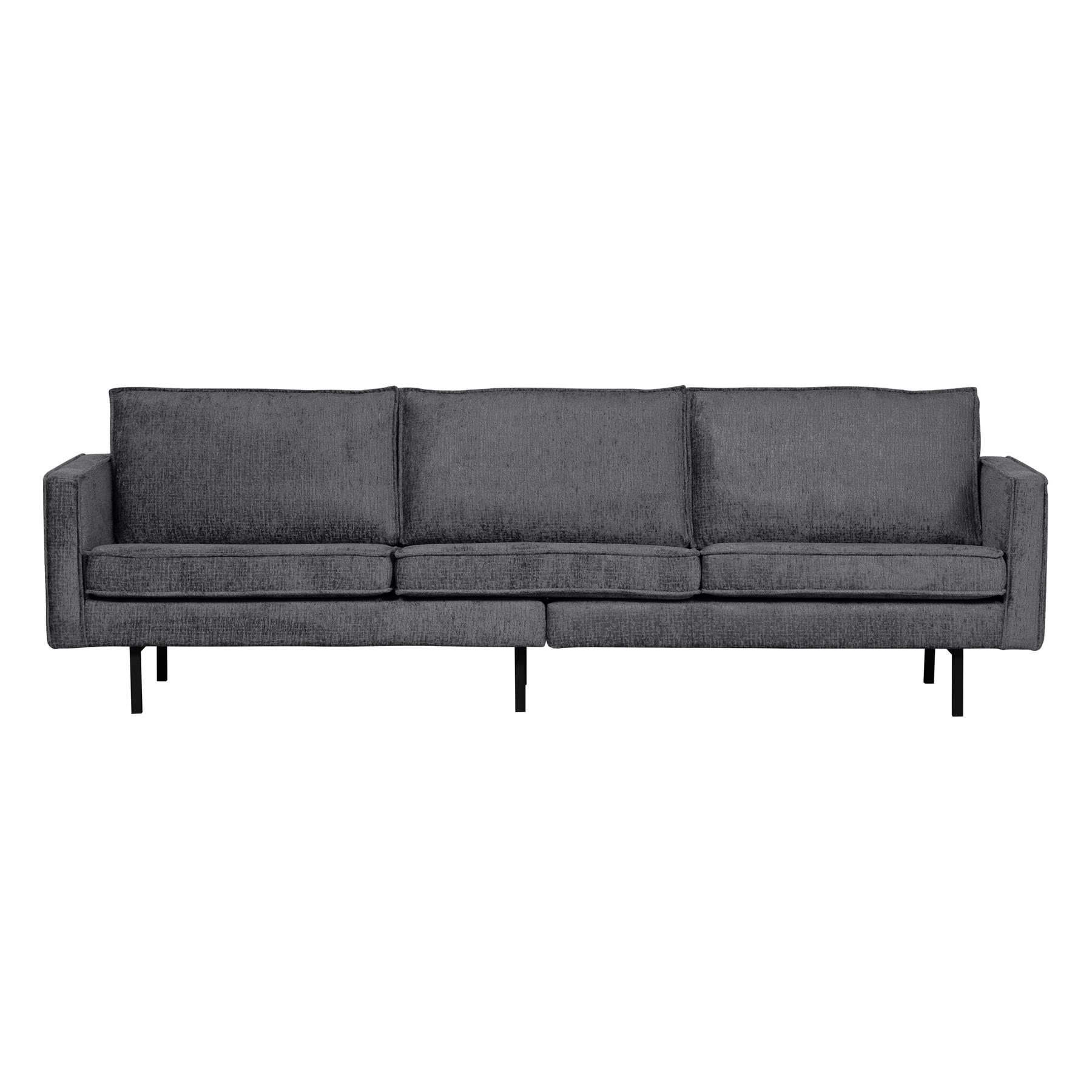 BePureHome Bank 3-Zits Rodeo - Structure Velvet - Mountain - 85x277x86