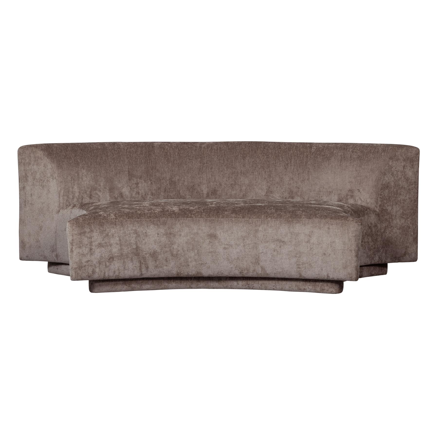 BePureHome Popular 2-zits Bankje - Polyester - Taupe - 72x215x97