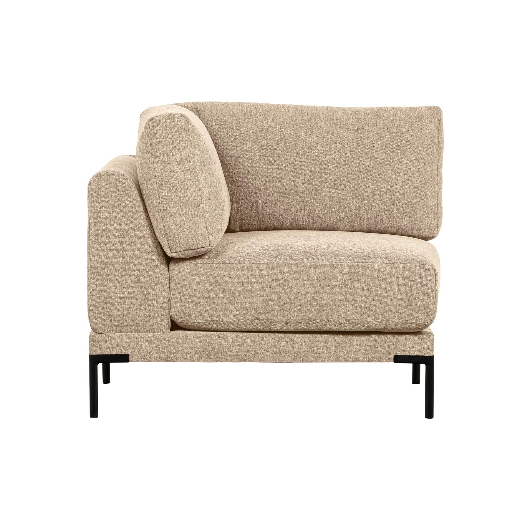 vtwonen Couple Bank Hoekelement - Polyester - Natural Melange