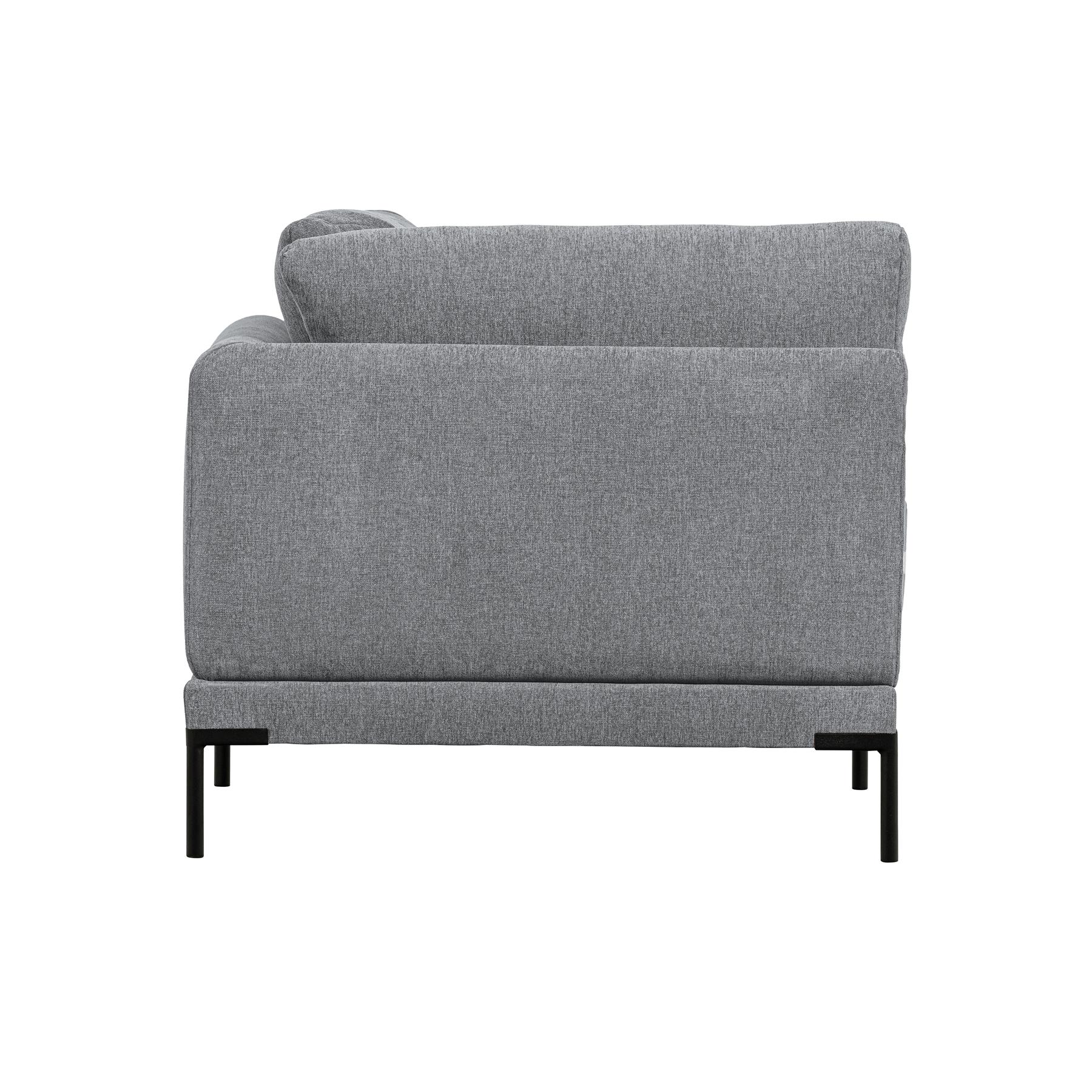vtwonen Couple Bank Hoekelement - Polyester - Denim Melange