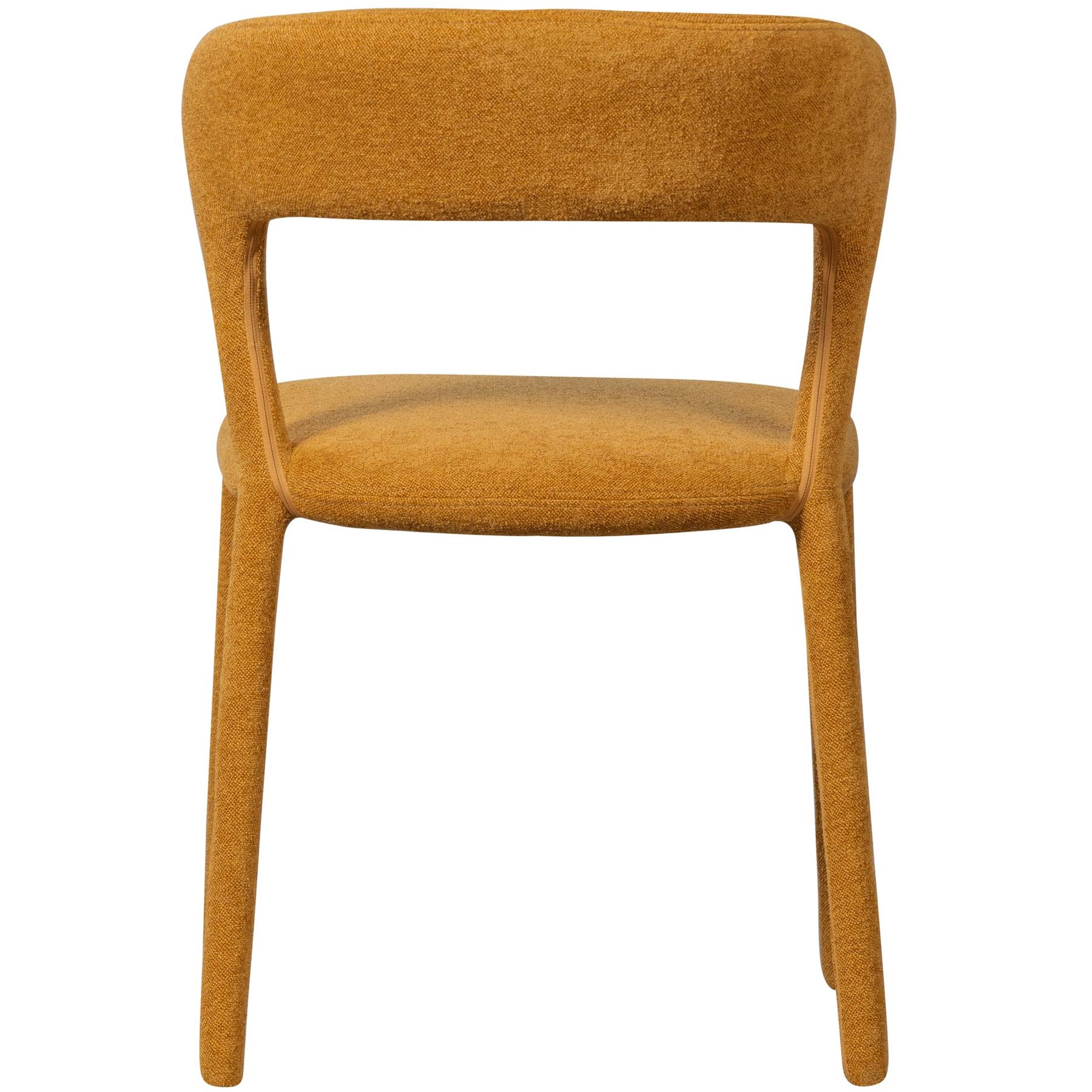 BePureHome Noble Eetkamerstoelen - Polyester - Corn - Set van 2