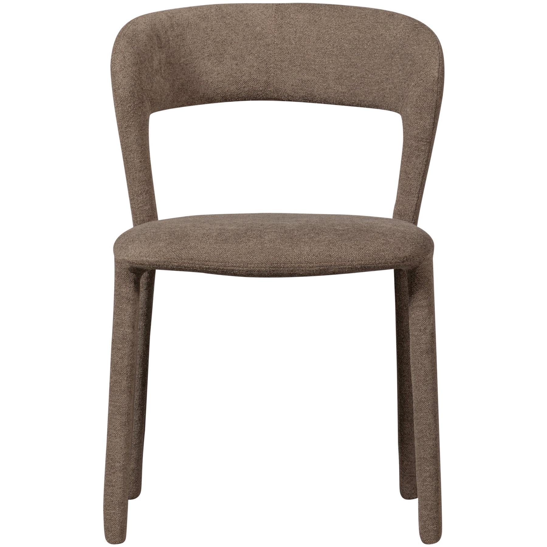 BePureHome Noble Eetkamerstoelen - Polyester - Taupe - Set van 2