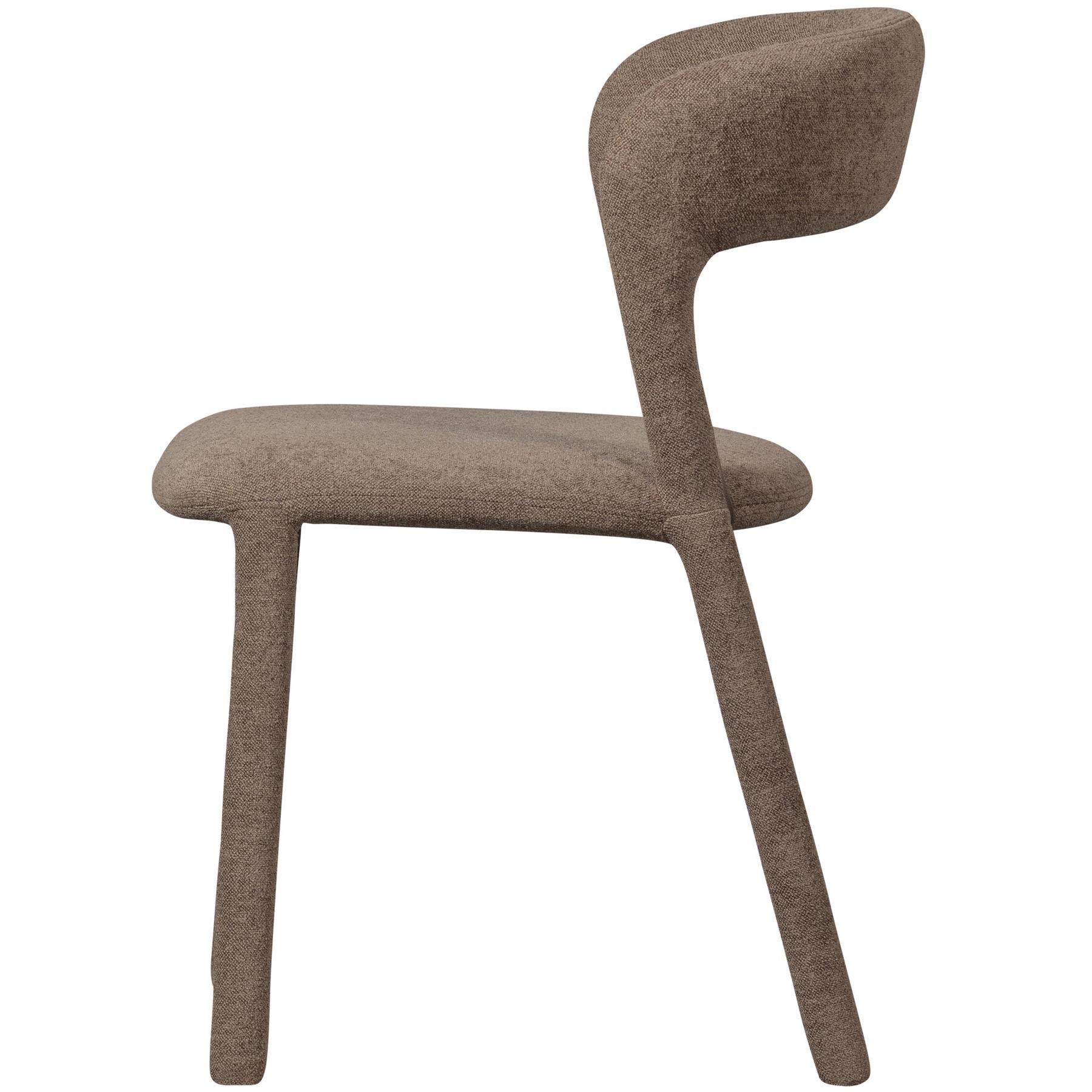 BePureHome Noble Eetkamerstoelen - Polyester - Taupe - Set van 2