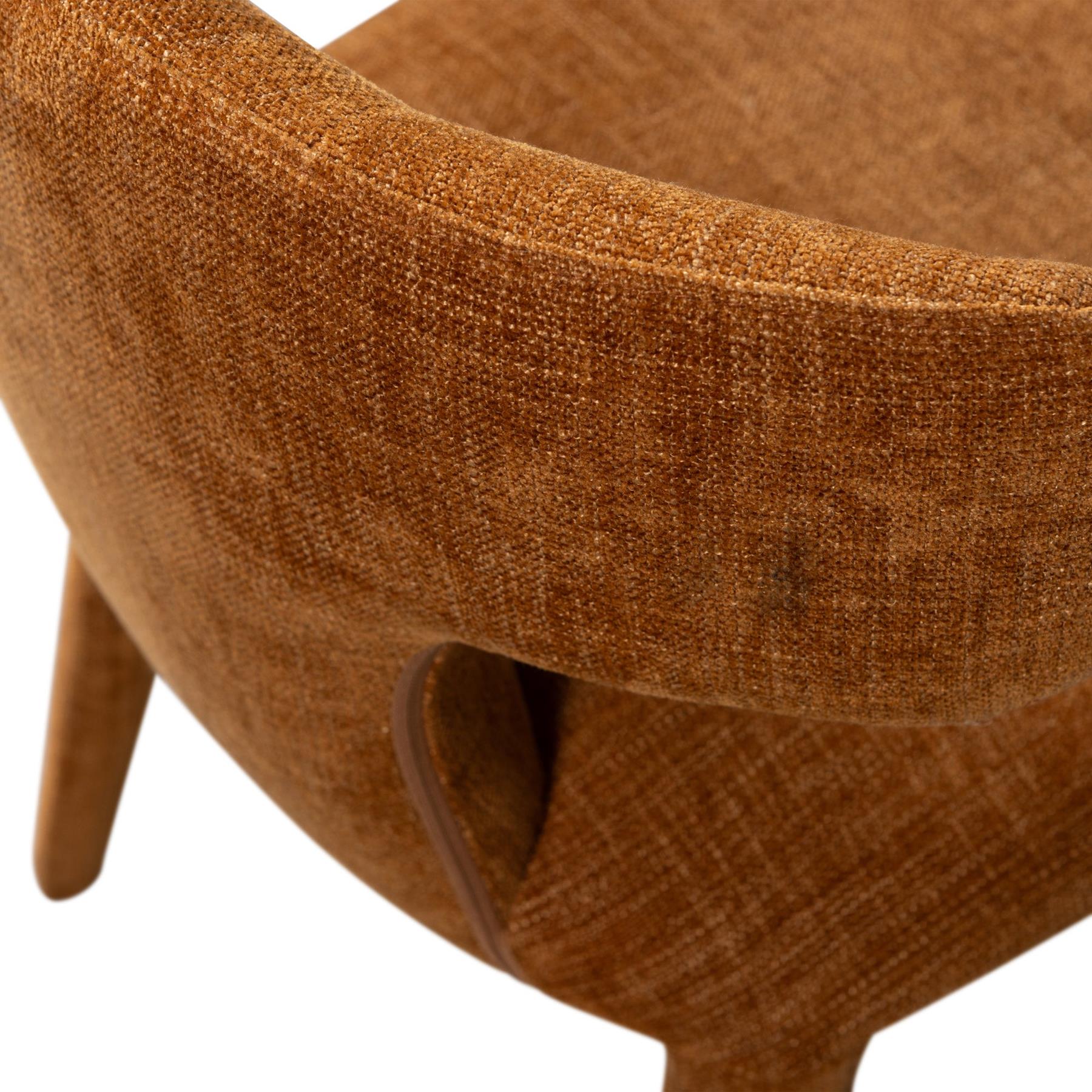 BePureHome Permit Eetkamerstoelen - Polyester - Cinnamon - Set van 2
