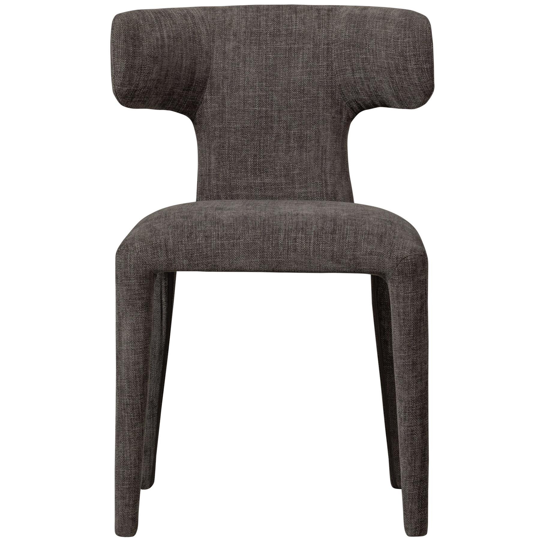 BePureHome Permit Eetkamerstoelen - Polyester - Espresso 
 - Set van 2