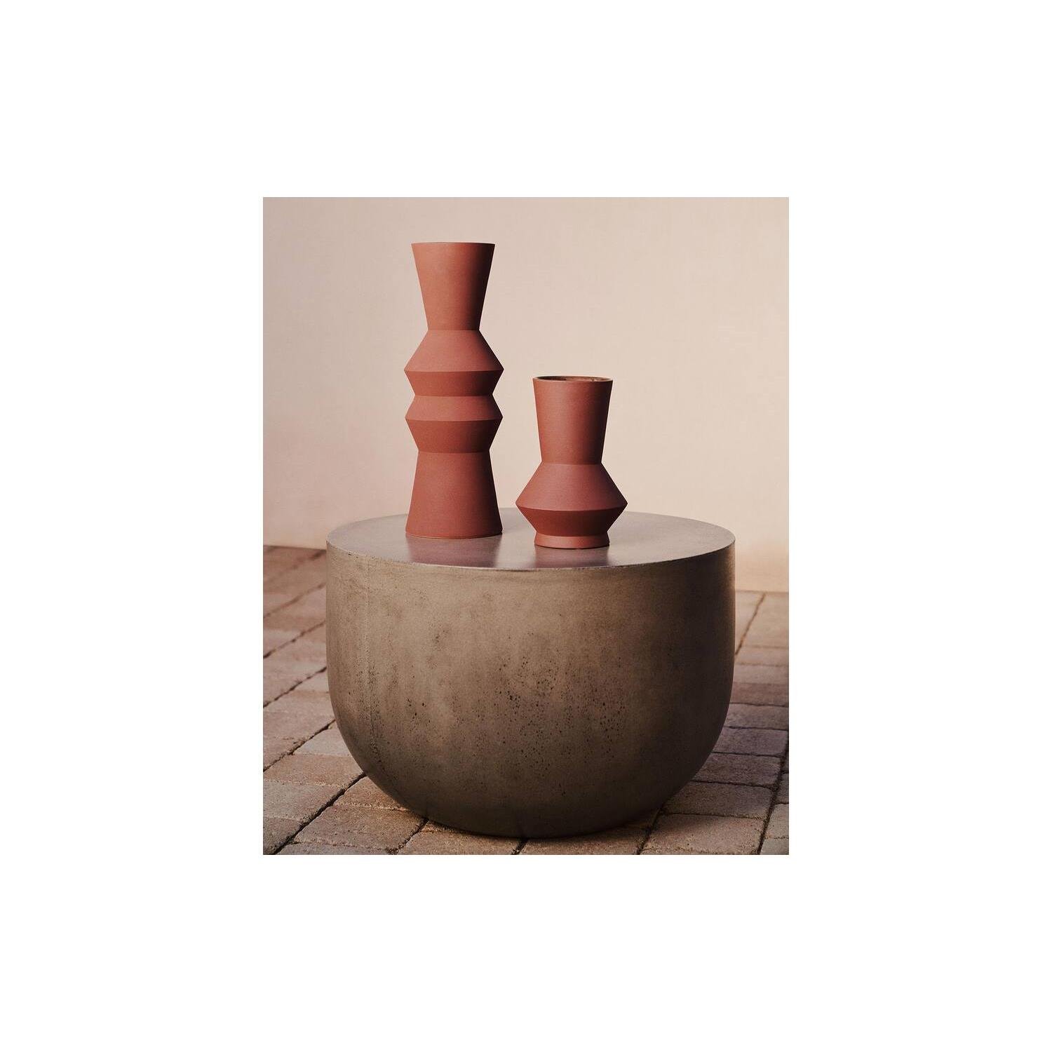 Kave Home - Ronde salontafel Garbet in cement Ø 60 cm