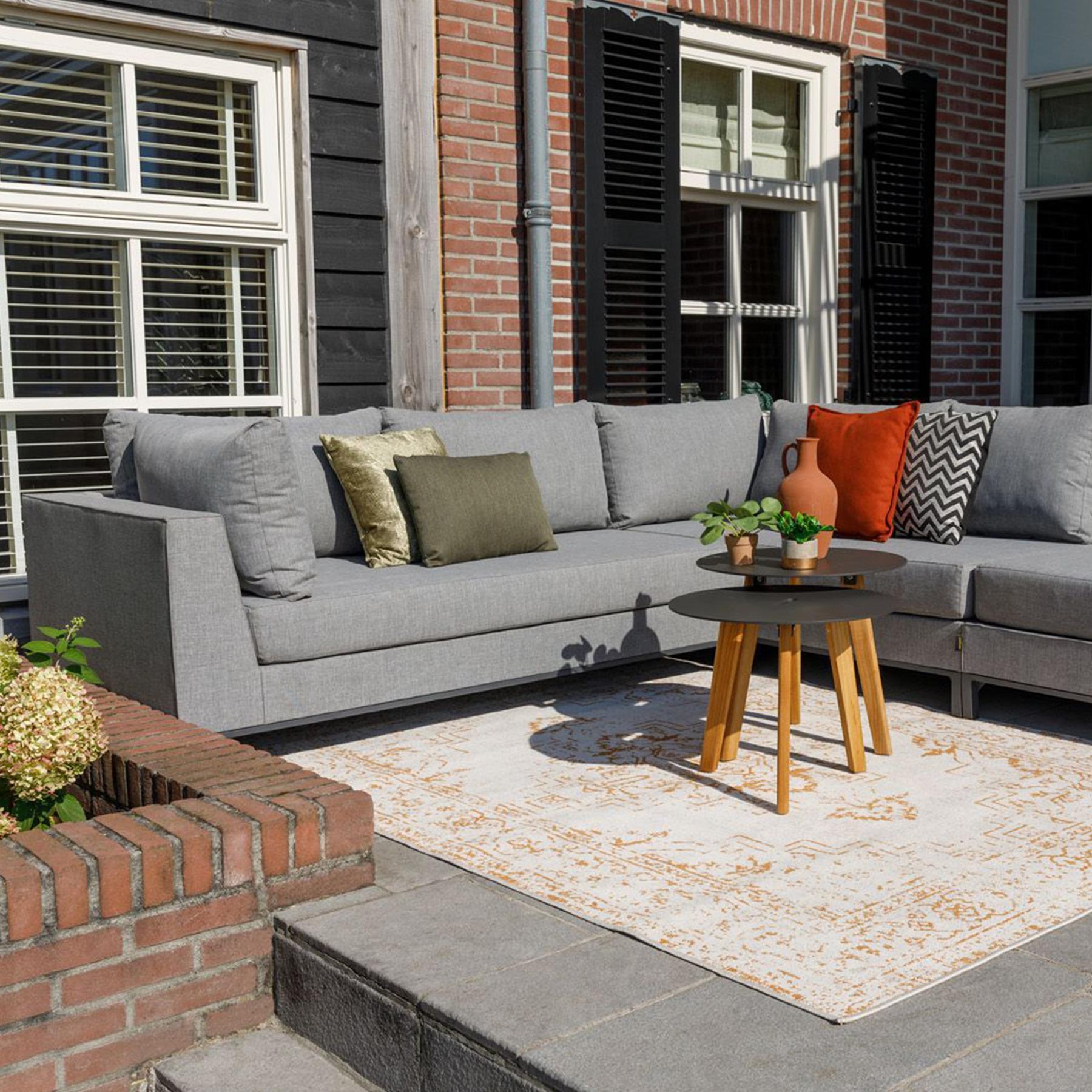 Woood Sicilië Loungeset All Weather - Ash Grey - Rechts