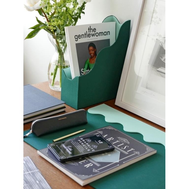 Printworks Tijdschriftcassette - Groen|Turquoise