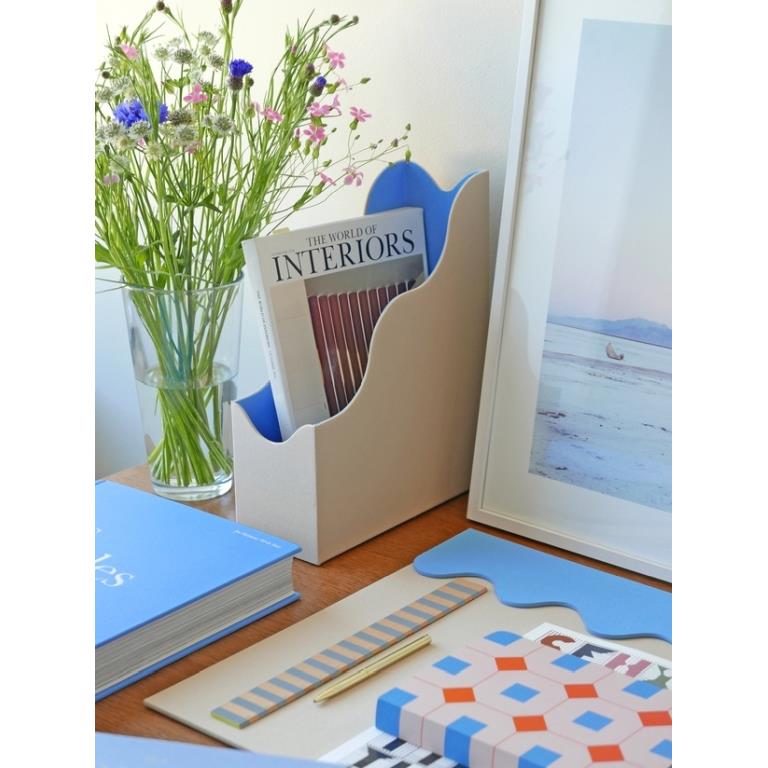 Printworks Tijdschriftcassette - Beige|Blauw