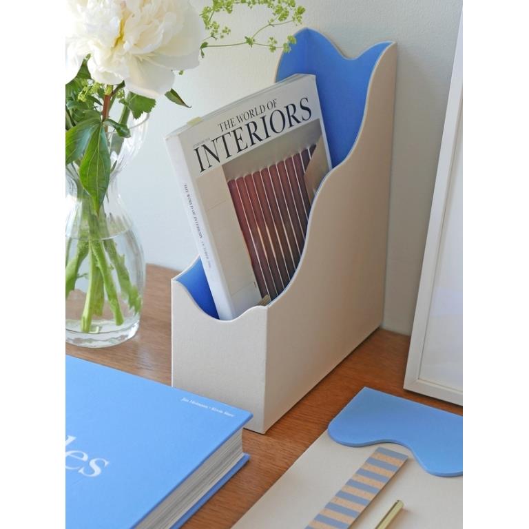 Printworks Tijdschriftcassette - Beige|Blauw