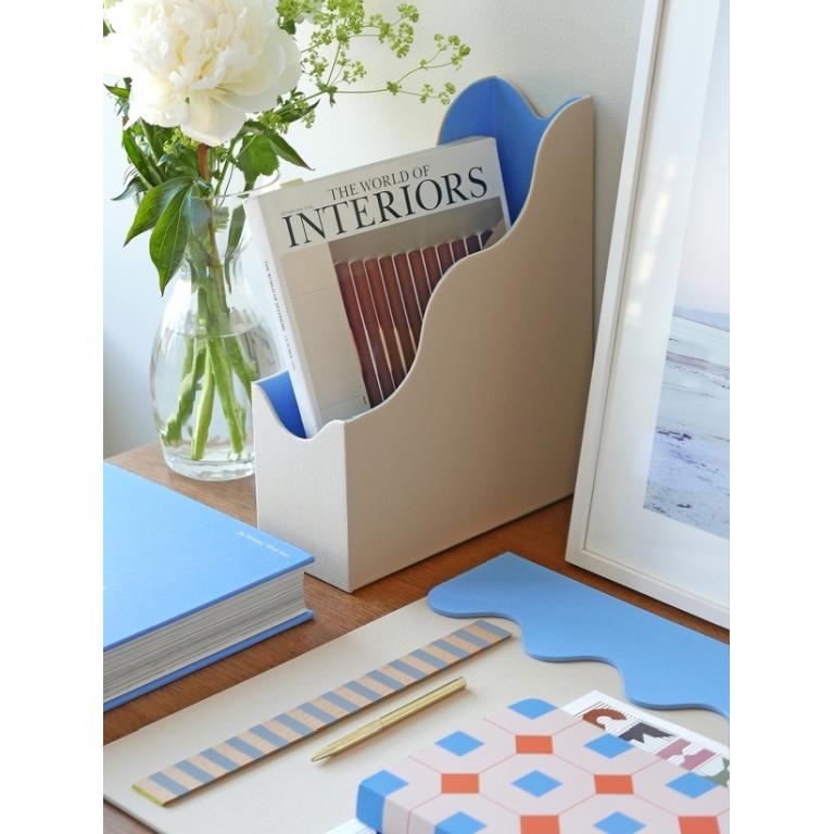 Printworks Tijdschriftcassette - Beige|Blauw