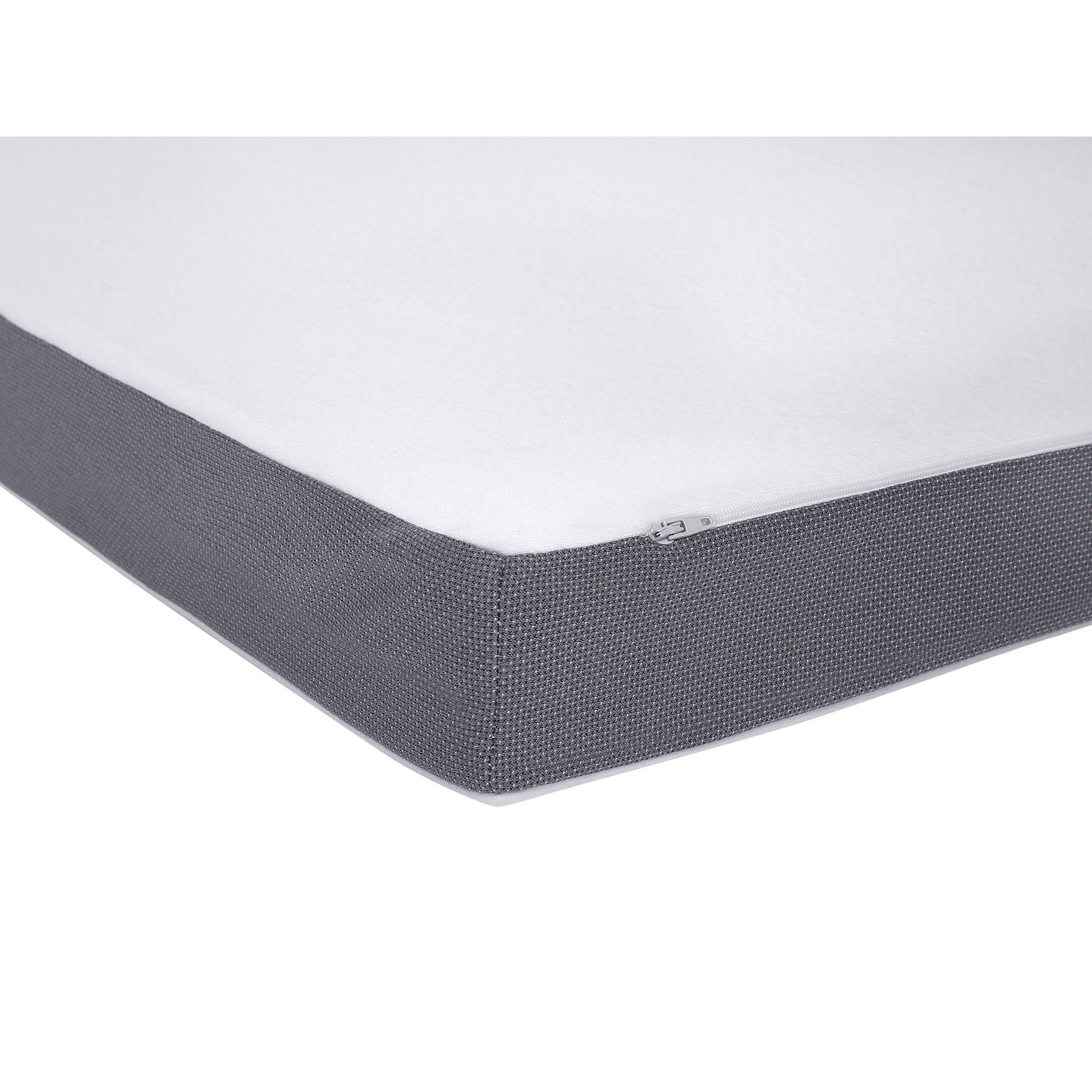 Beliani - COMFY - Matrastopper - Grijs 90 x 200 cm - Polyester