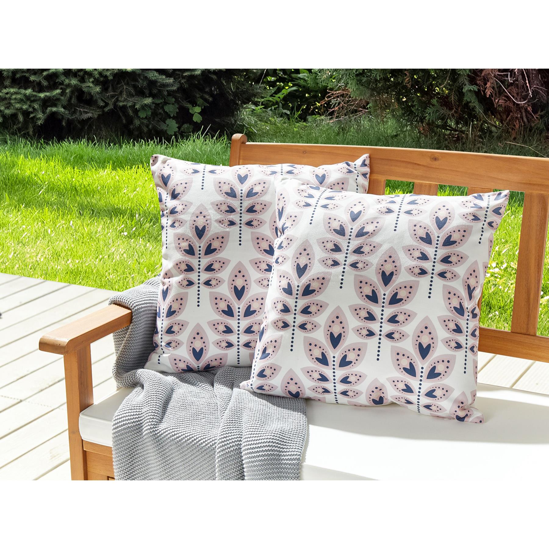Beliani-TORRETTA-Sierkussen set van 2-Beige-45 x 45 cm-Polyester