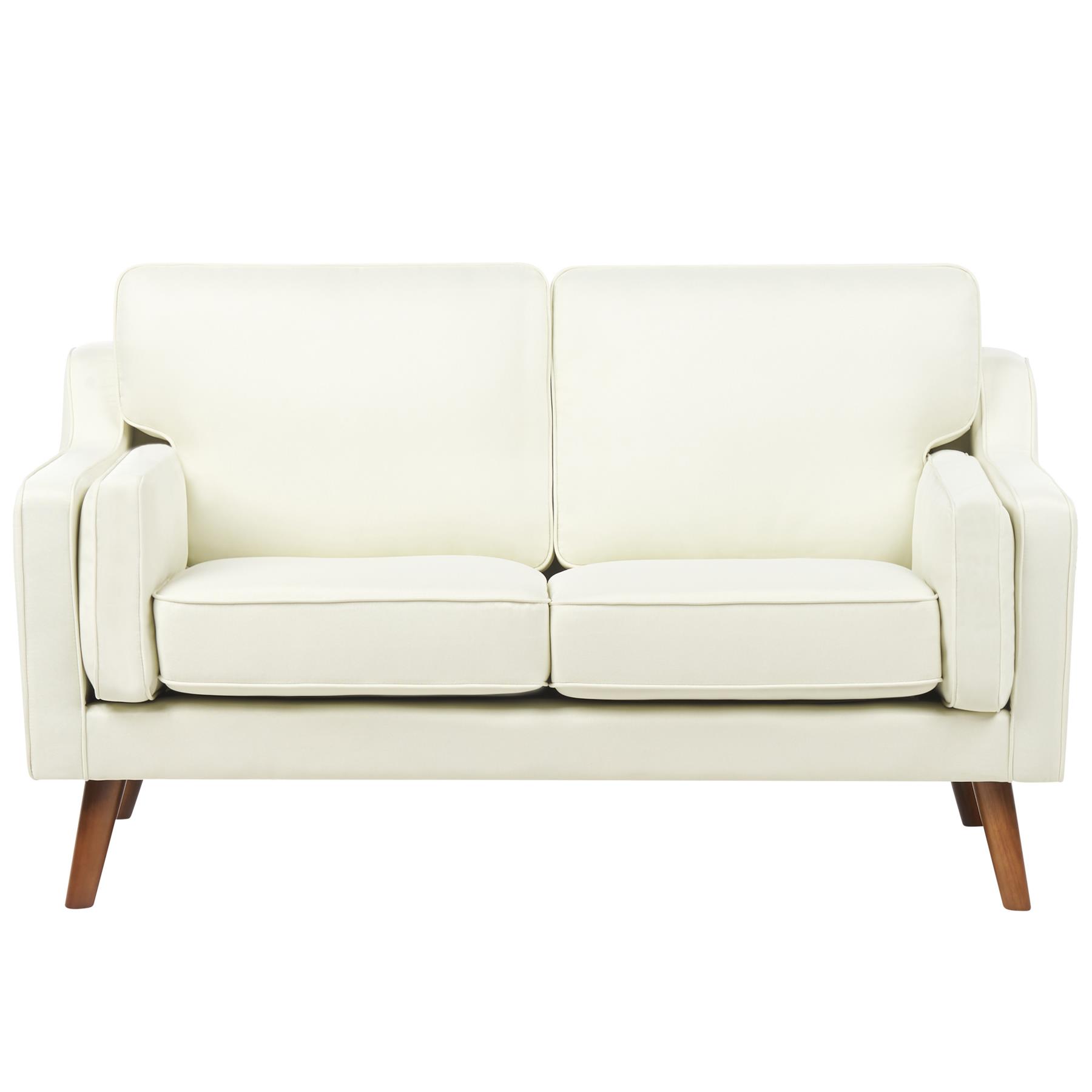 Beliani - LOKKA - Tweezitsbank - Gebroken wit - Polyester