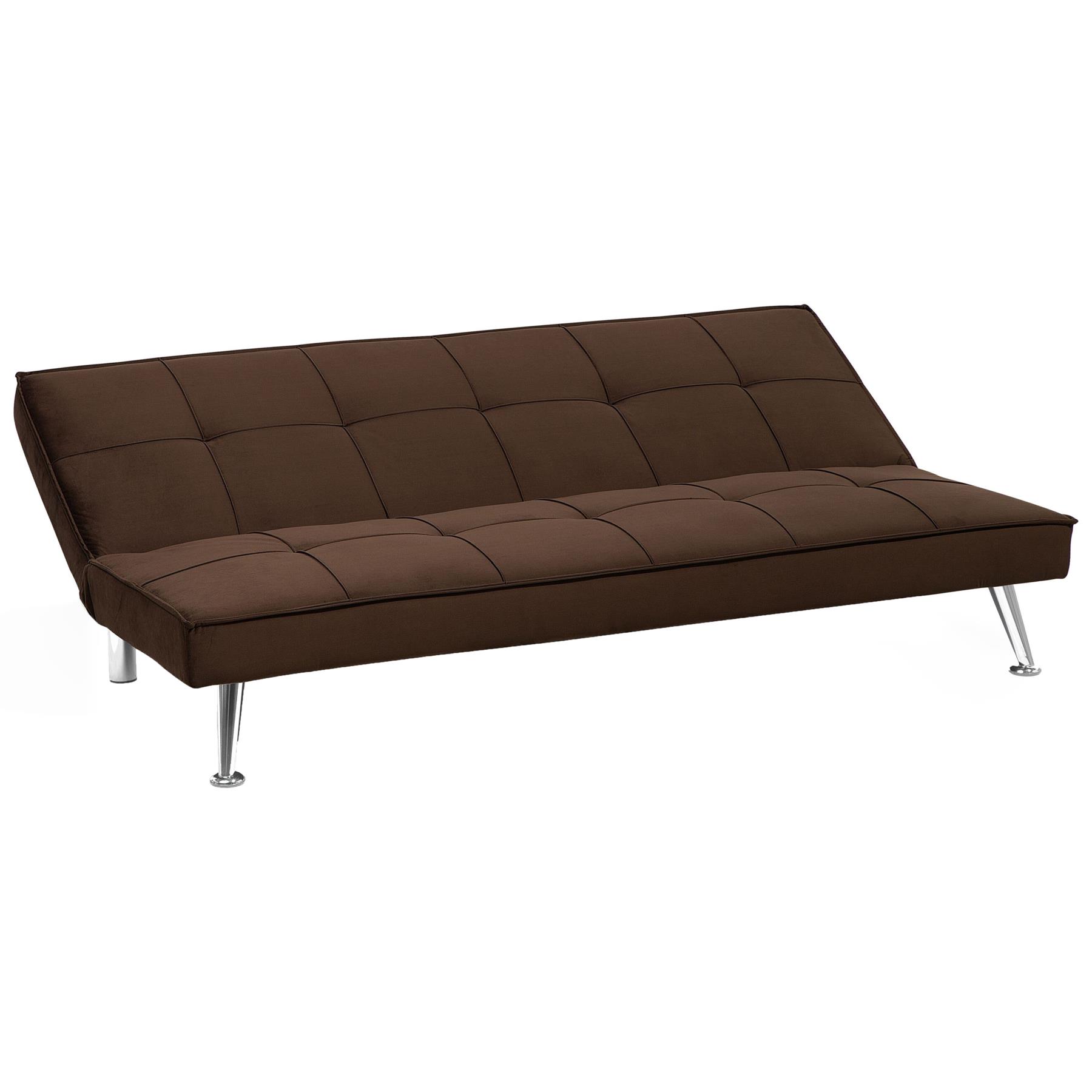 Beliani - HASLE II - Slaapbank 3-zits - Bruin - Polyester