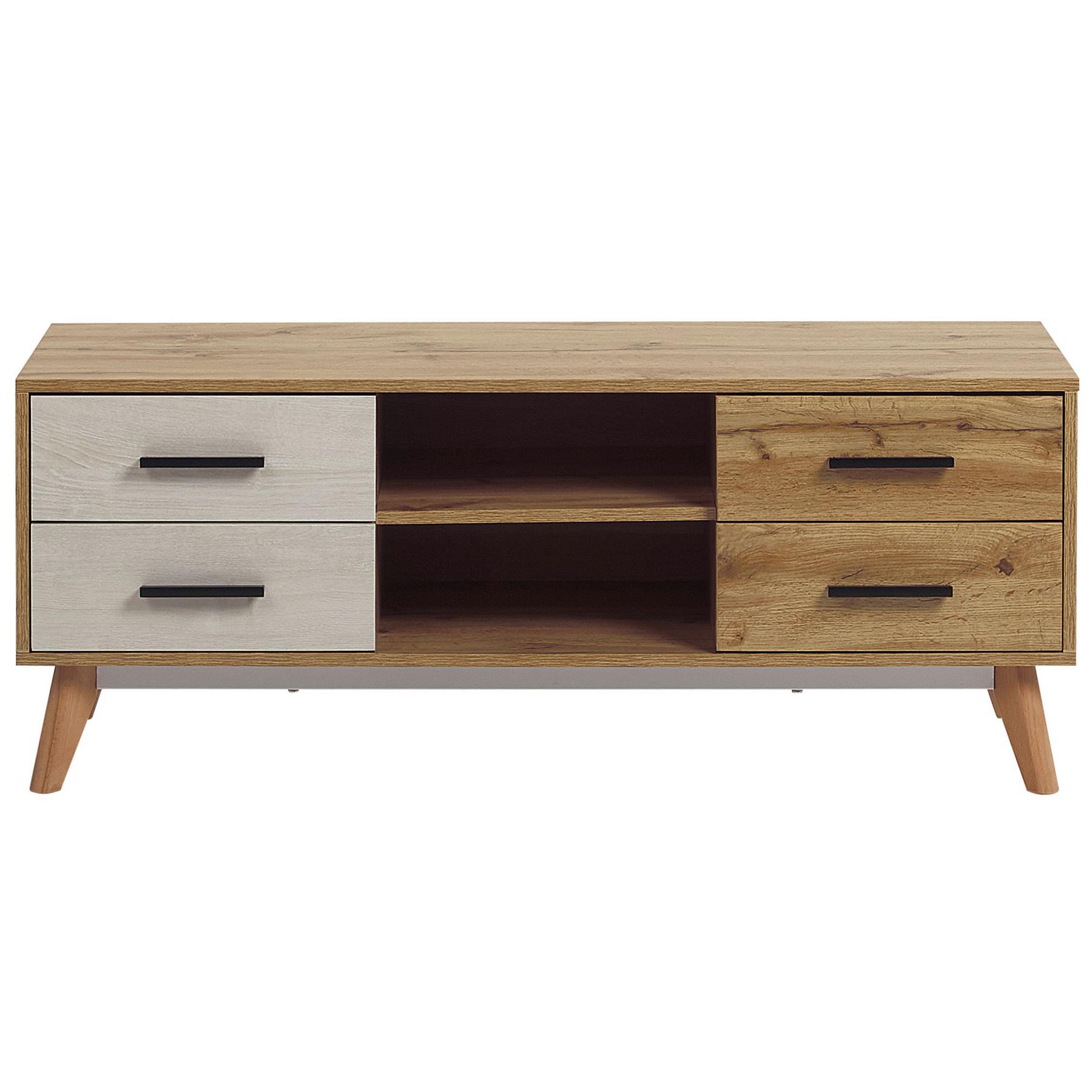 Beliani - FLORIDA - TV-meubel - Lichte houtkleur - MDF