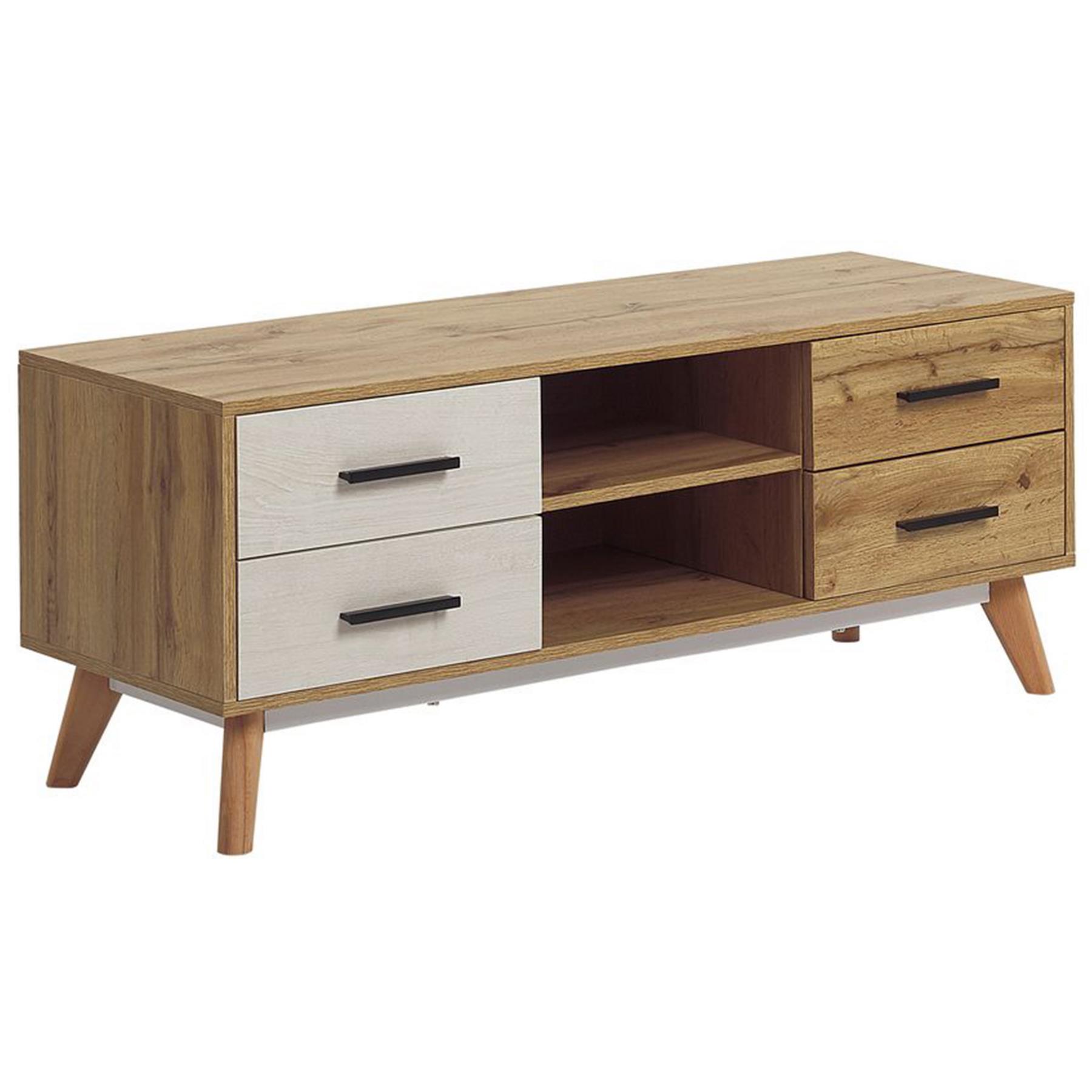 Beliani - FLORIDA - TV-meubel - Lichte houtkleur - MDF