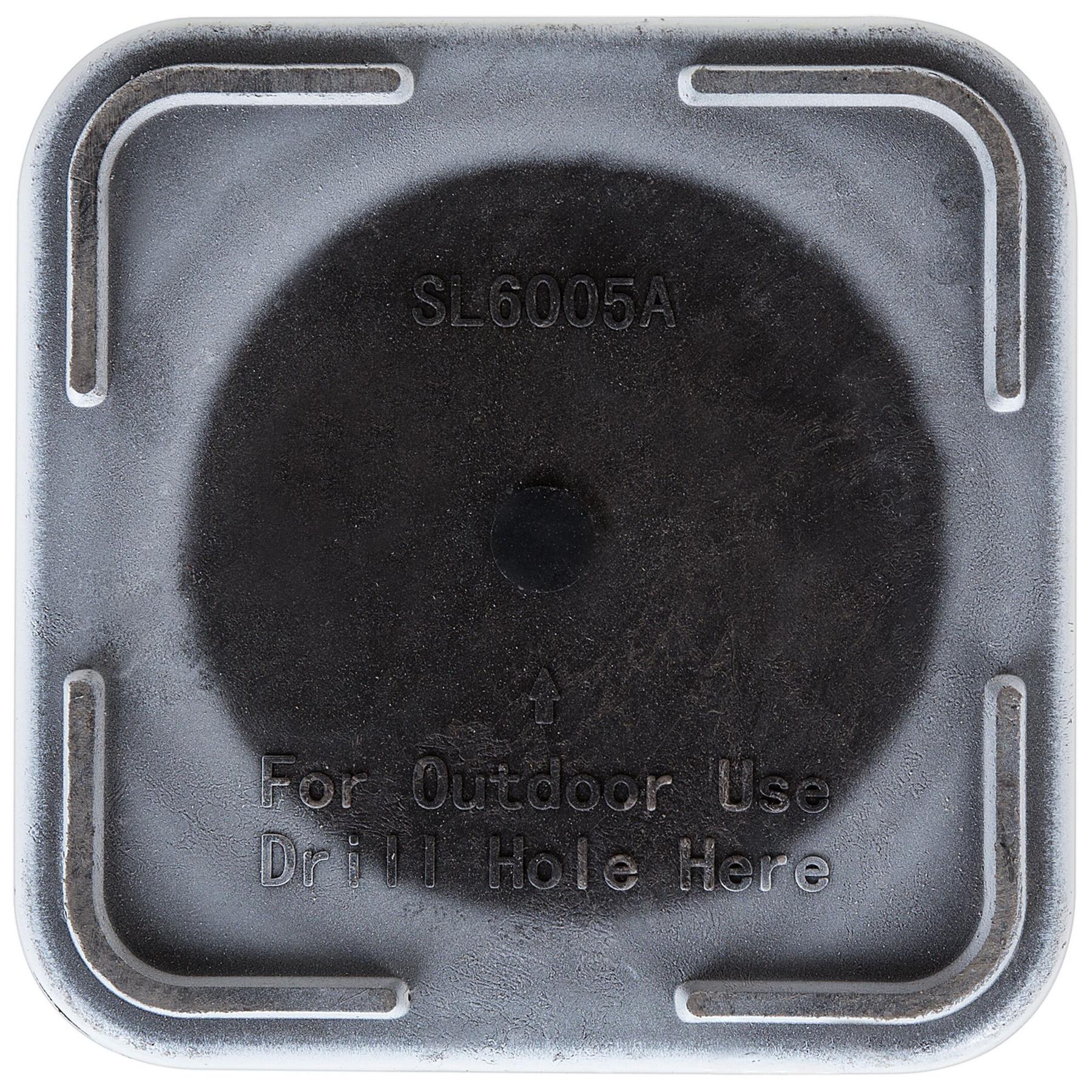 Beliani - MODI - Bloempot - Wit - 30 cm - Stenenmix