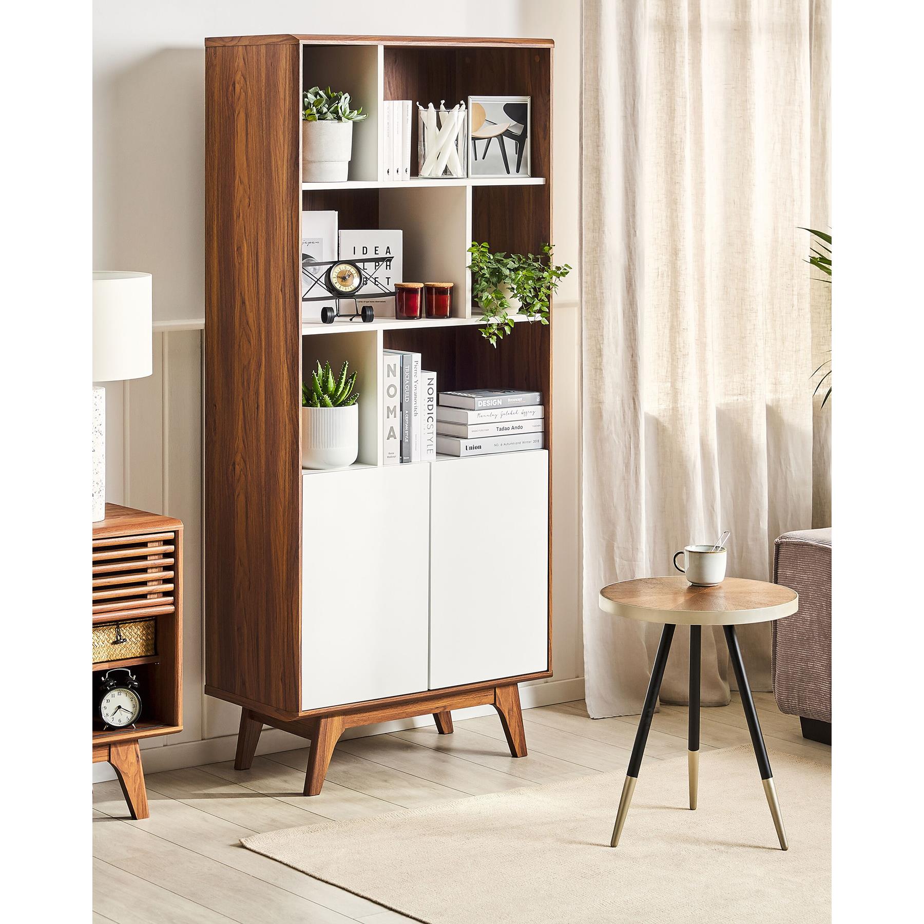 Beliani - COLUMBUS - Boekenkast - Wit - MDF