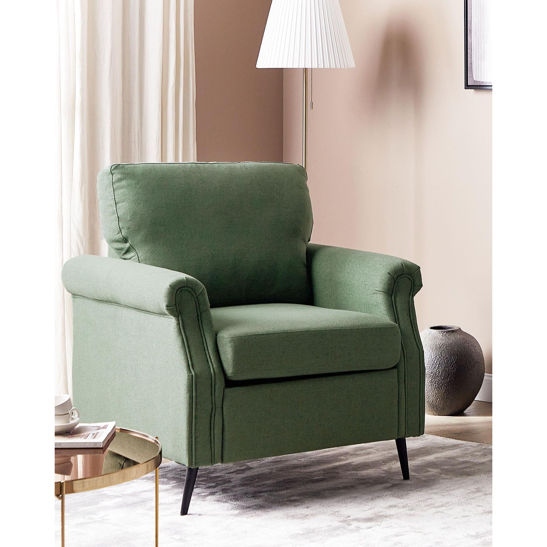 Beliani - VIETAS - Fauteuil - Groen - Polyester